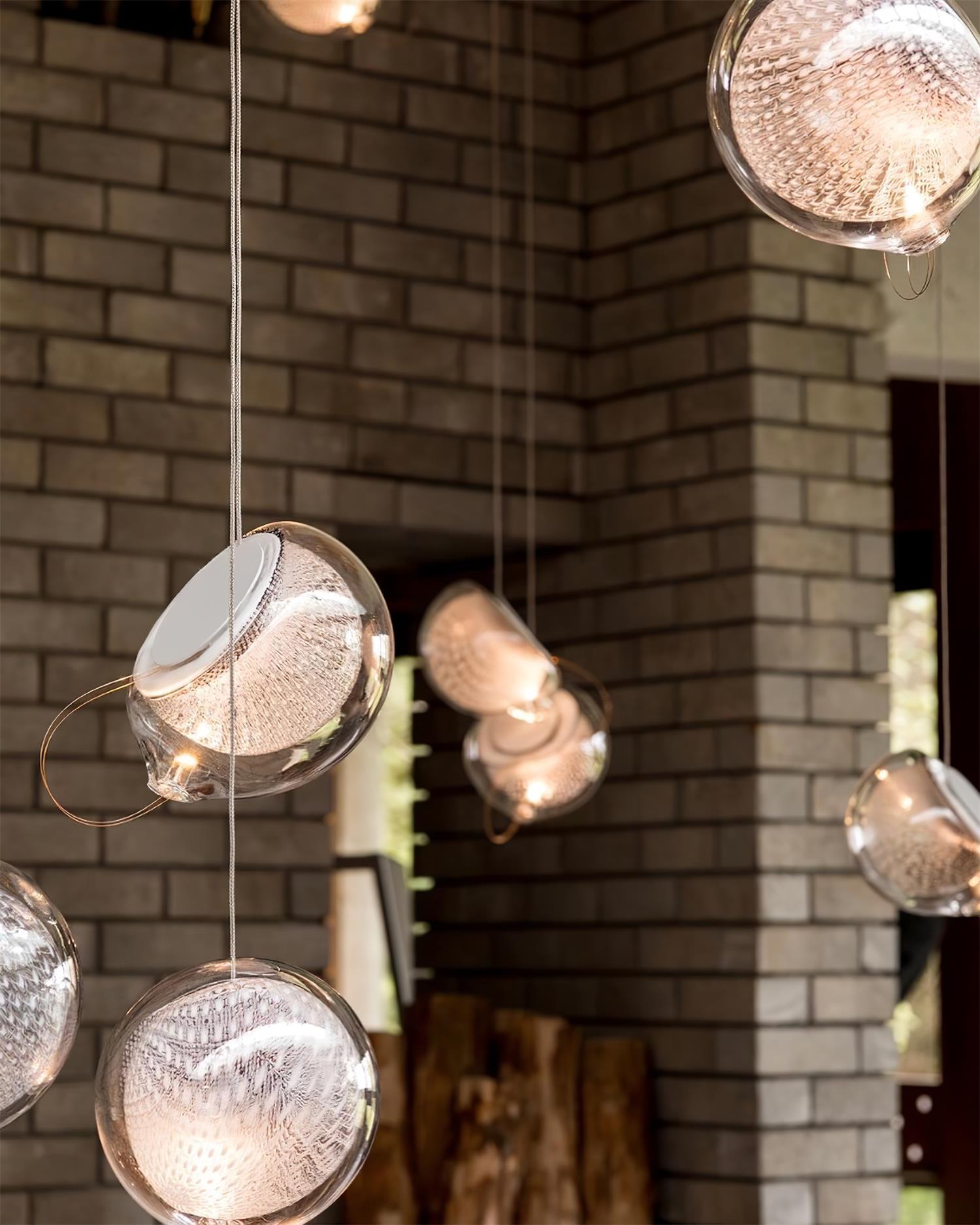 Lunacen Suspension en Verre Artistique