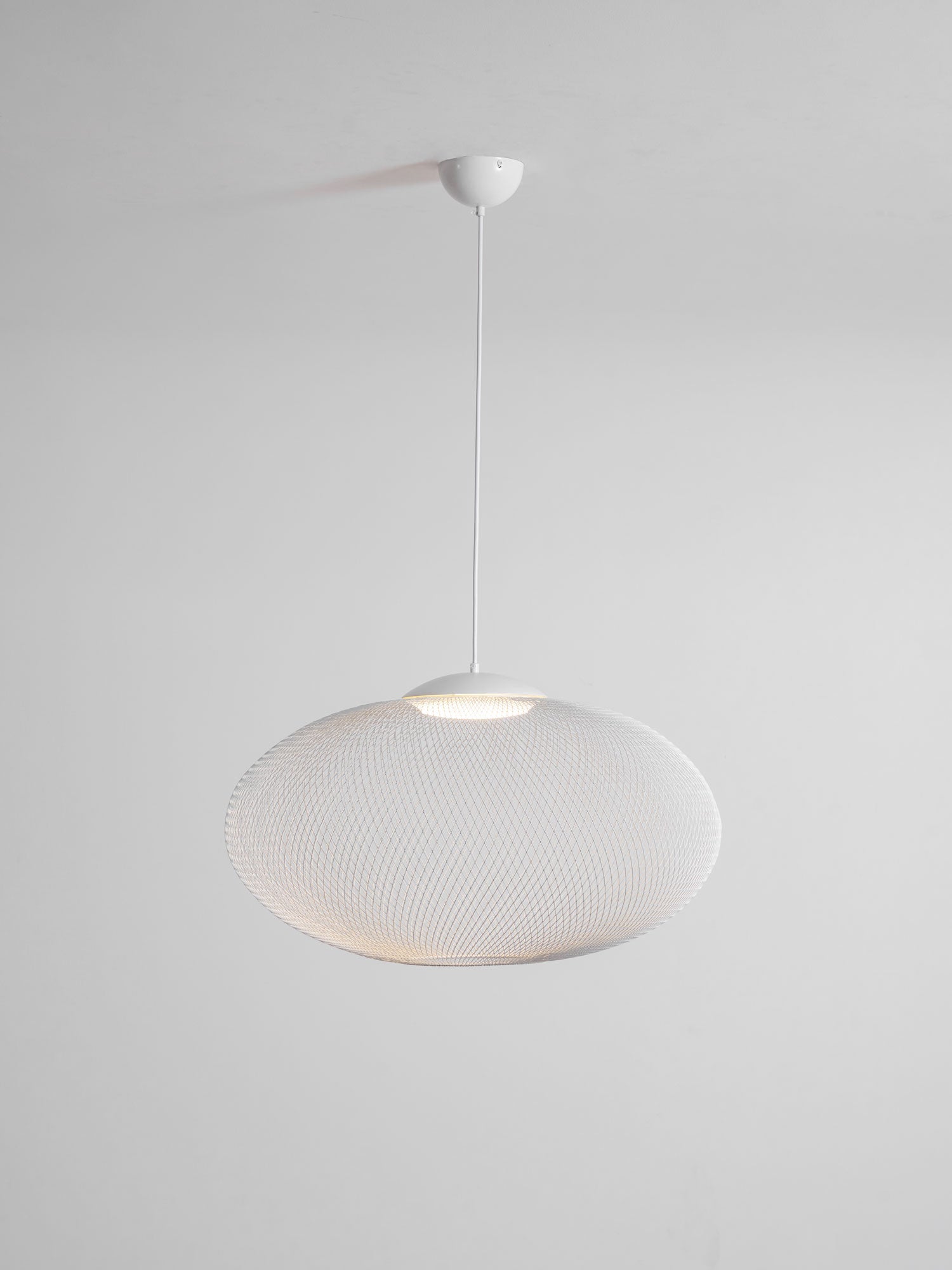Lustra Suspension Lampe Maille Noire