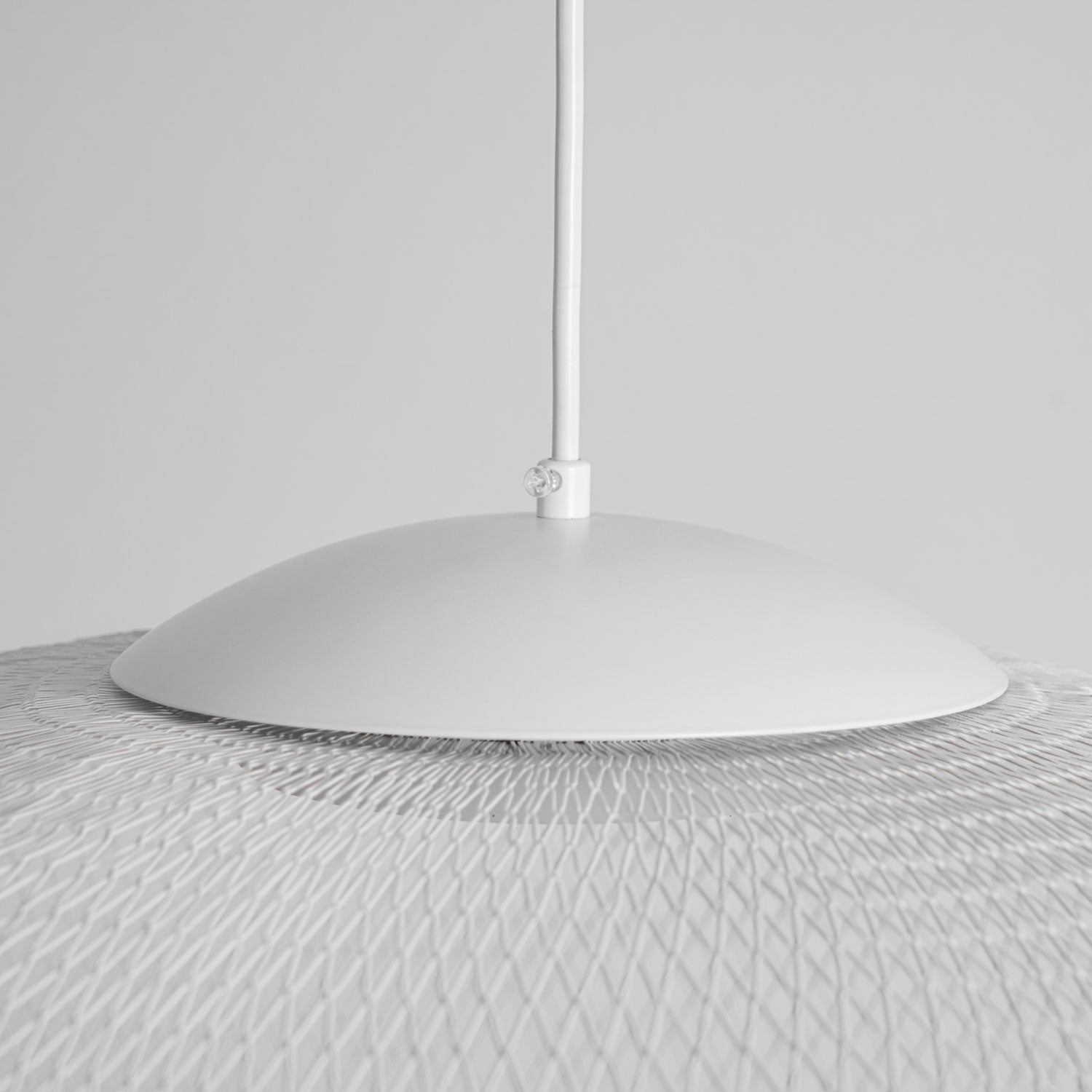 Lustra Suspension Lampe Maille Noire