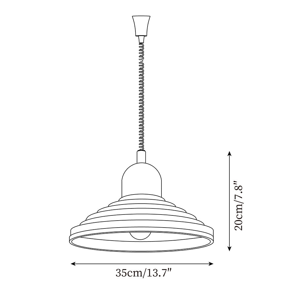 Owa Suspension Cercle Concentrique