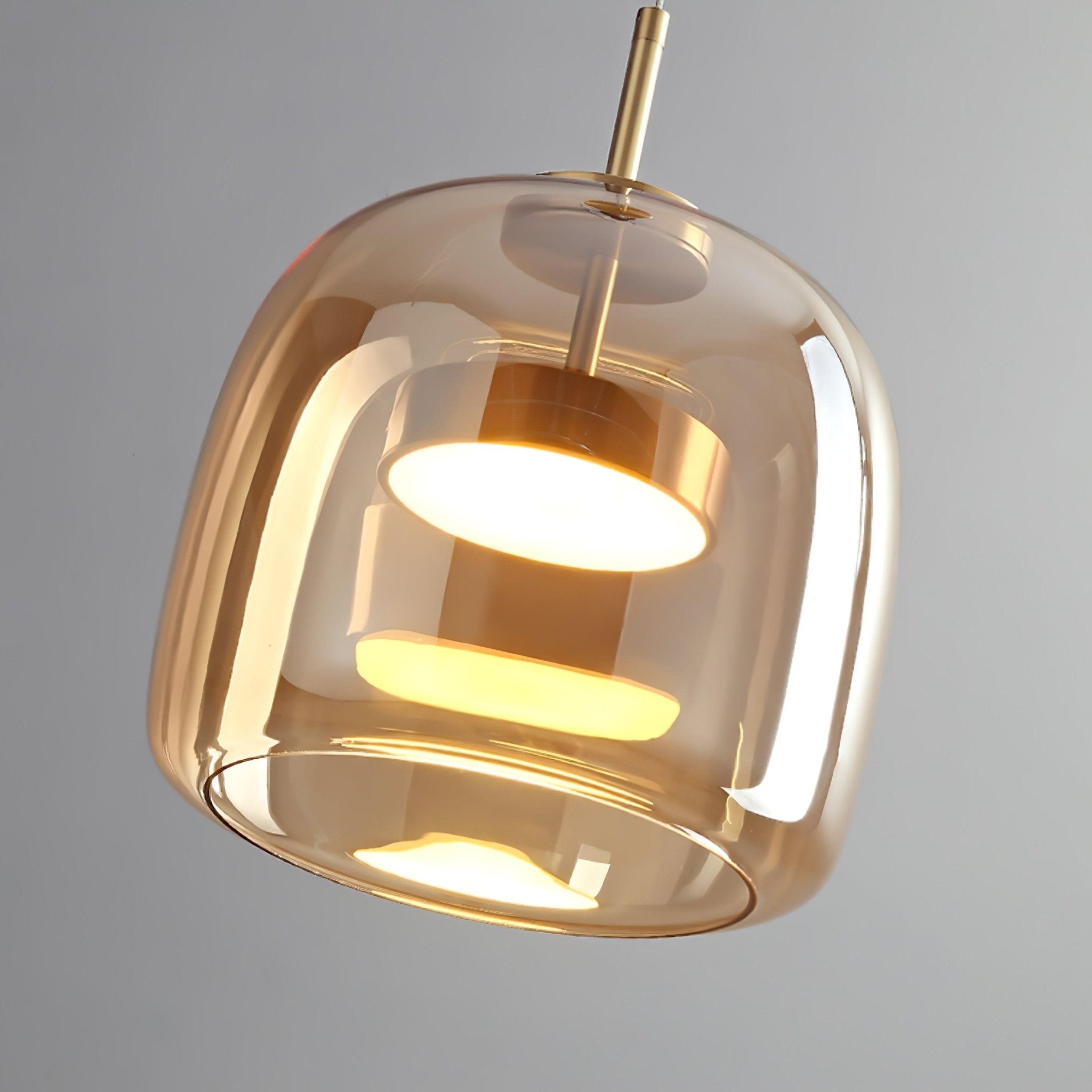 Obsidian Suspension en Verre Moderne