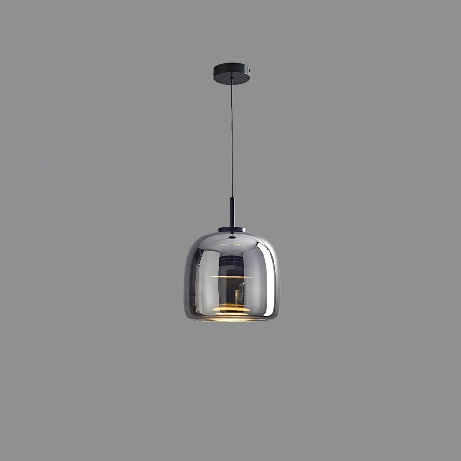 Obsidian Suspension en Verre Moderne