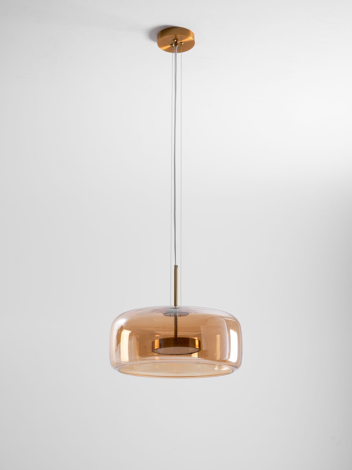 Obsidian Suspension en Verre Moderne