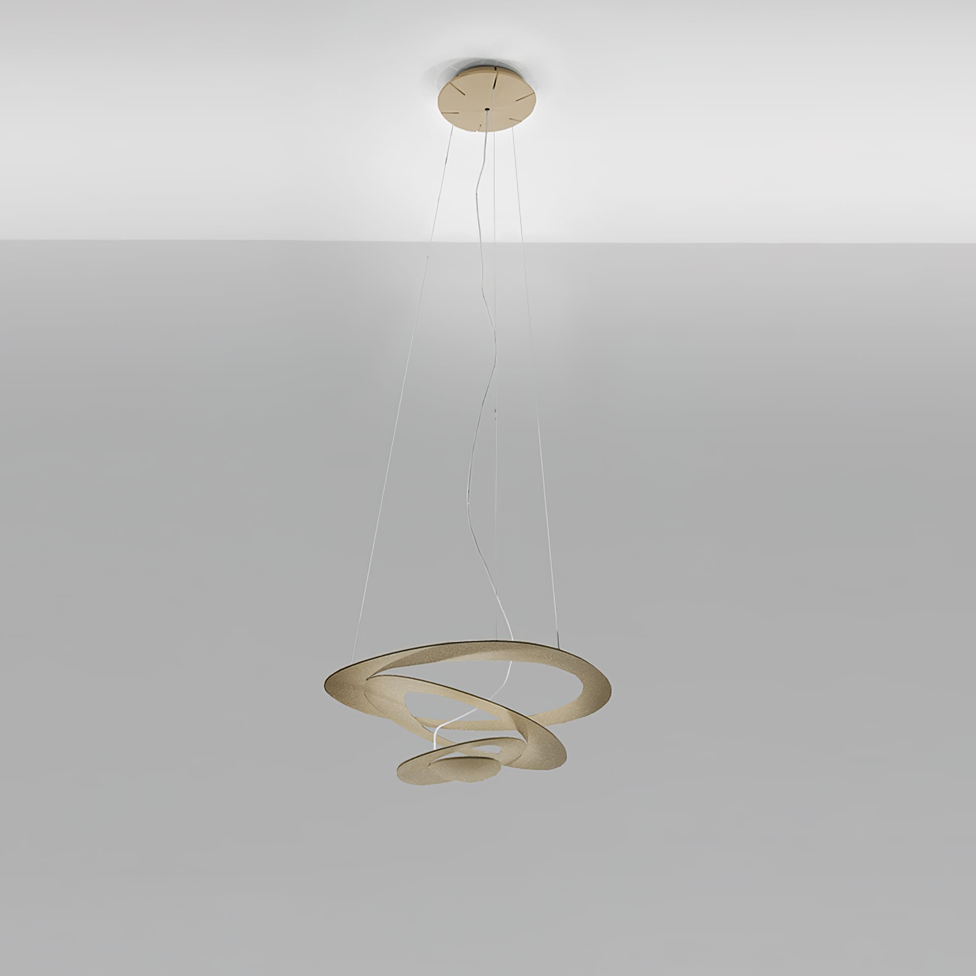 Micro Lustre LED Anneaux Tourbillonnants