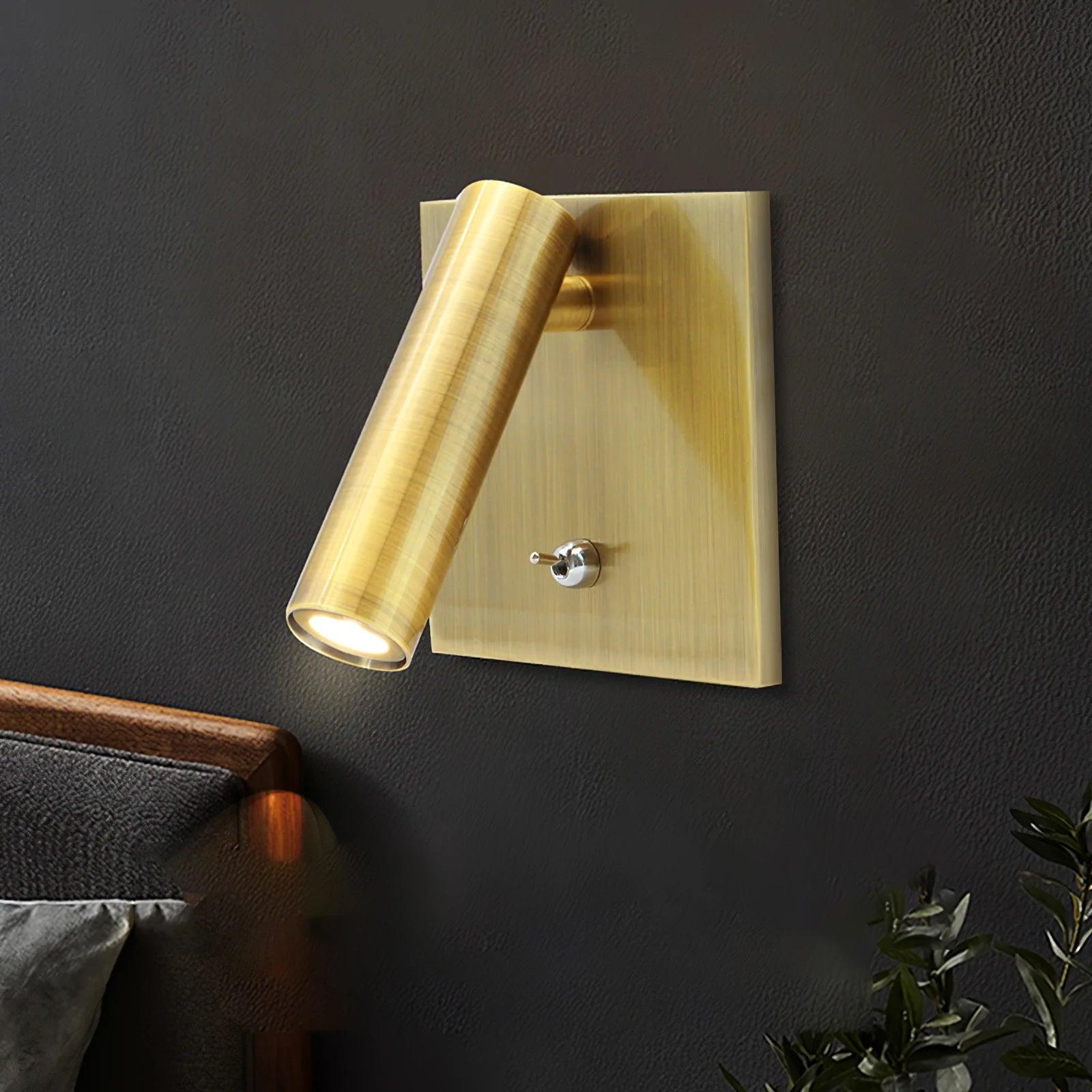 Astra Applique Murale Micro Carrée Spot Avec Interrupteur