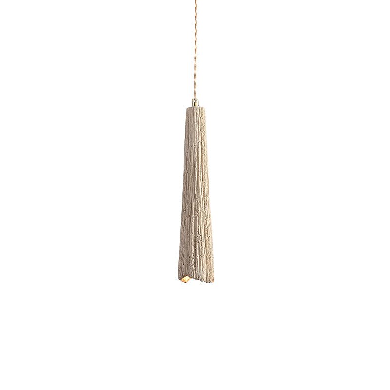 Microcement Lampe suspendue avec abat-jour en tissu réglable