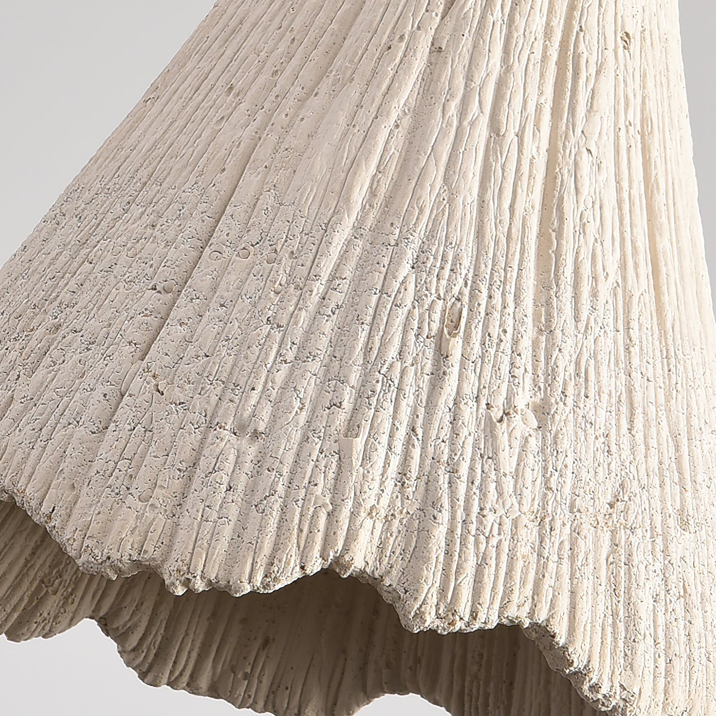 Microcement Lampe suspendue avec abat-jour en tissu réglable