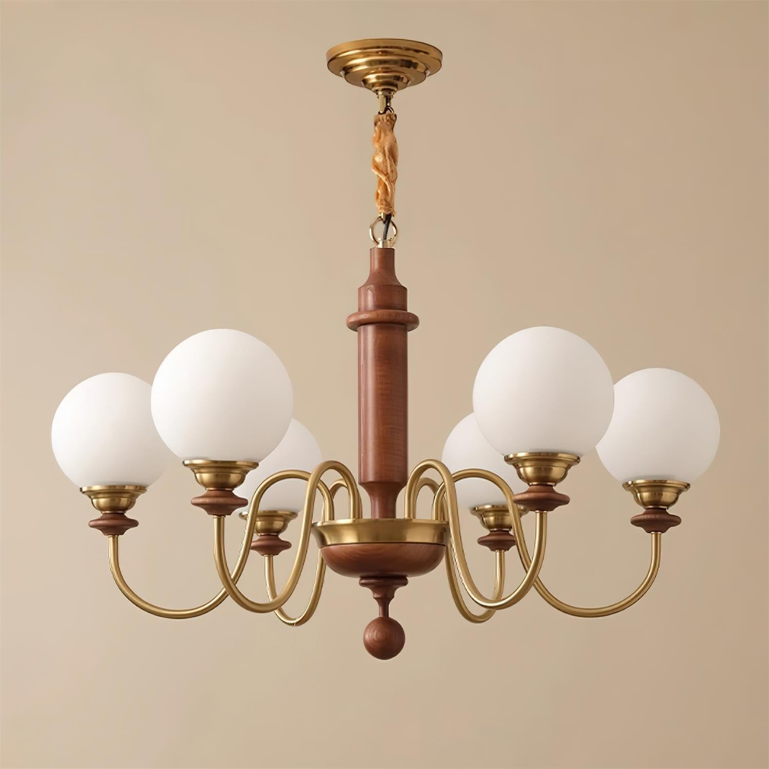 Lumivian Lustre Élégant Globe à 8 Lumières