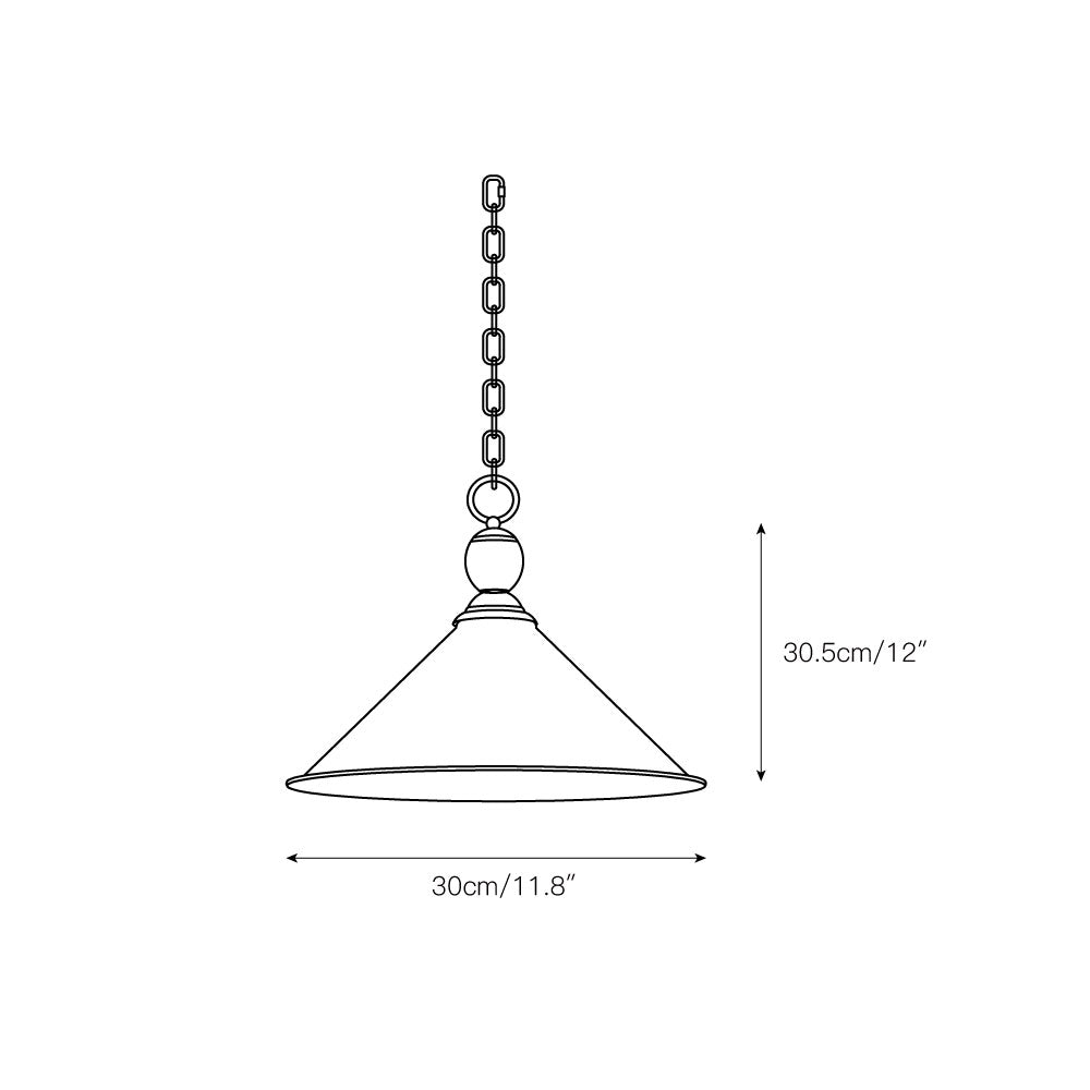 Cemirel Suspension Métal Laiton Industriel Vintage
