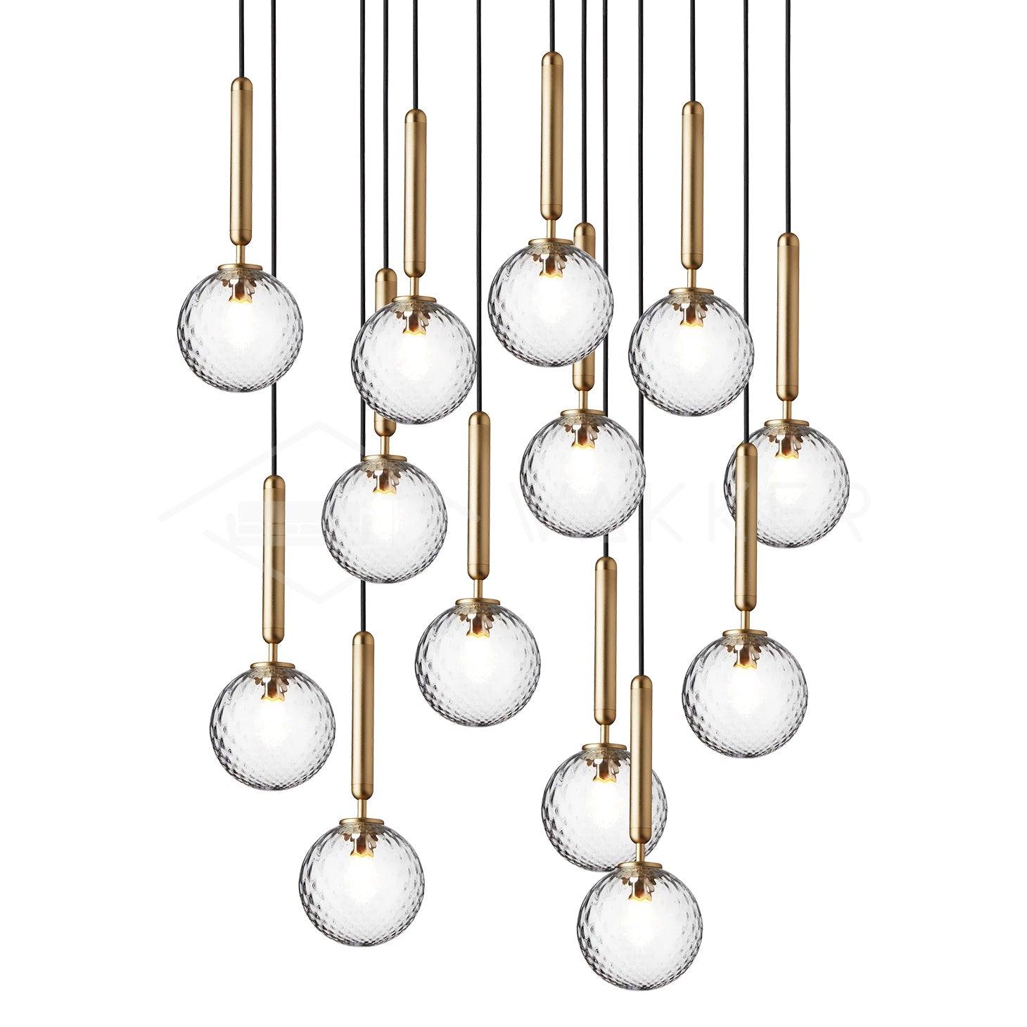 Velain Suspension industrielle en laiton