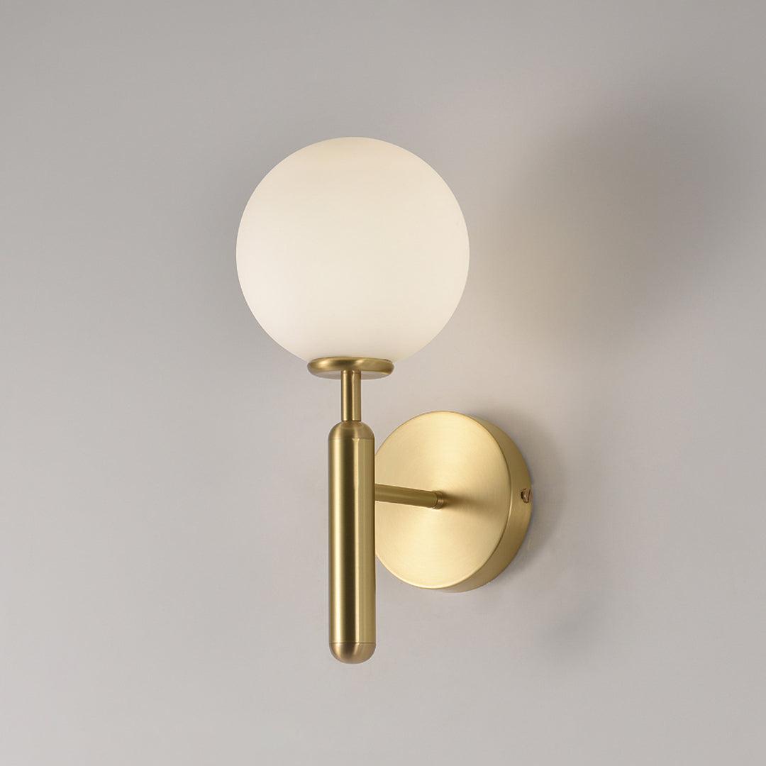 Ilirila Applique Murale Moderne Minimaliste en Laiton et Verre