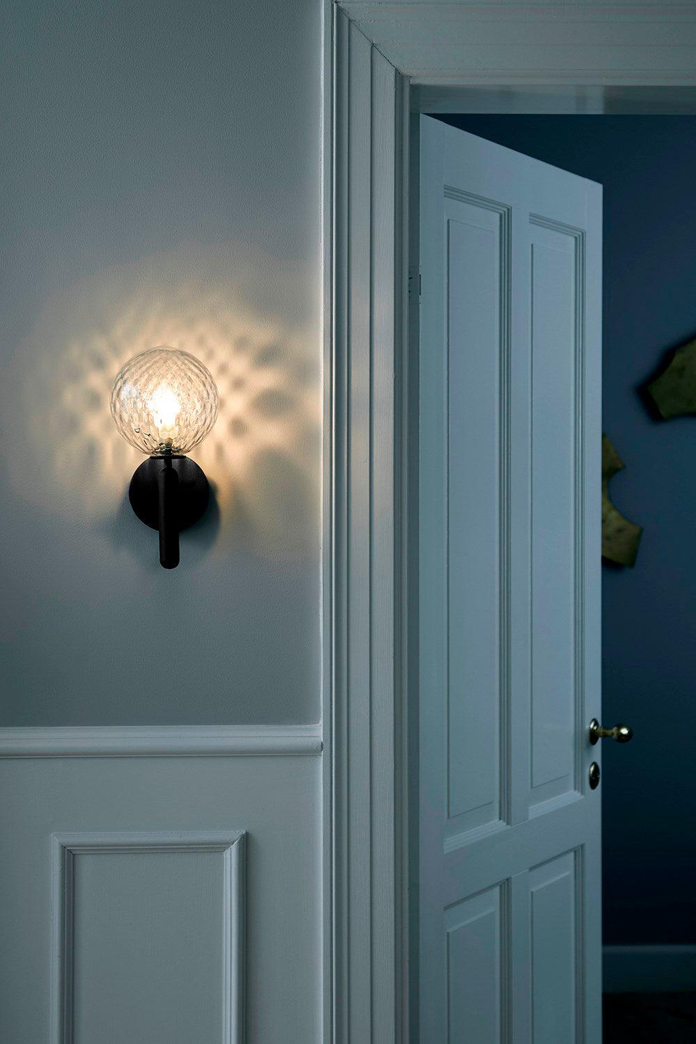 Lustra Wall Lamp Plug In Glass Globe Nordic