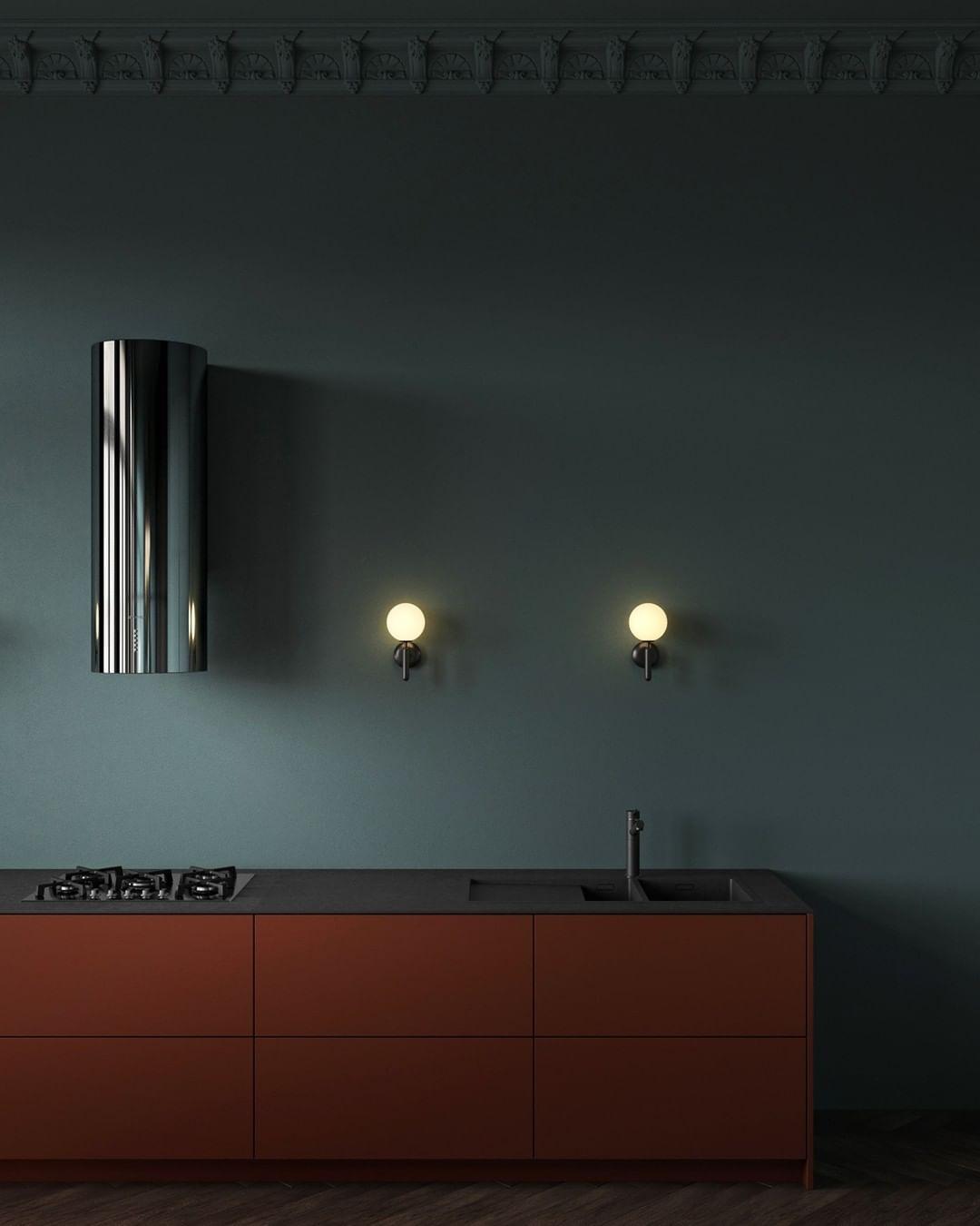 Ilirila Applique Murale Moderne Minimaliste en Laiton et Verre