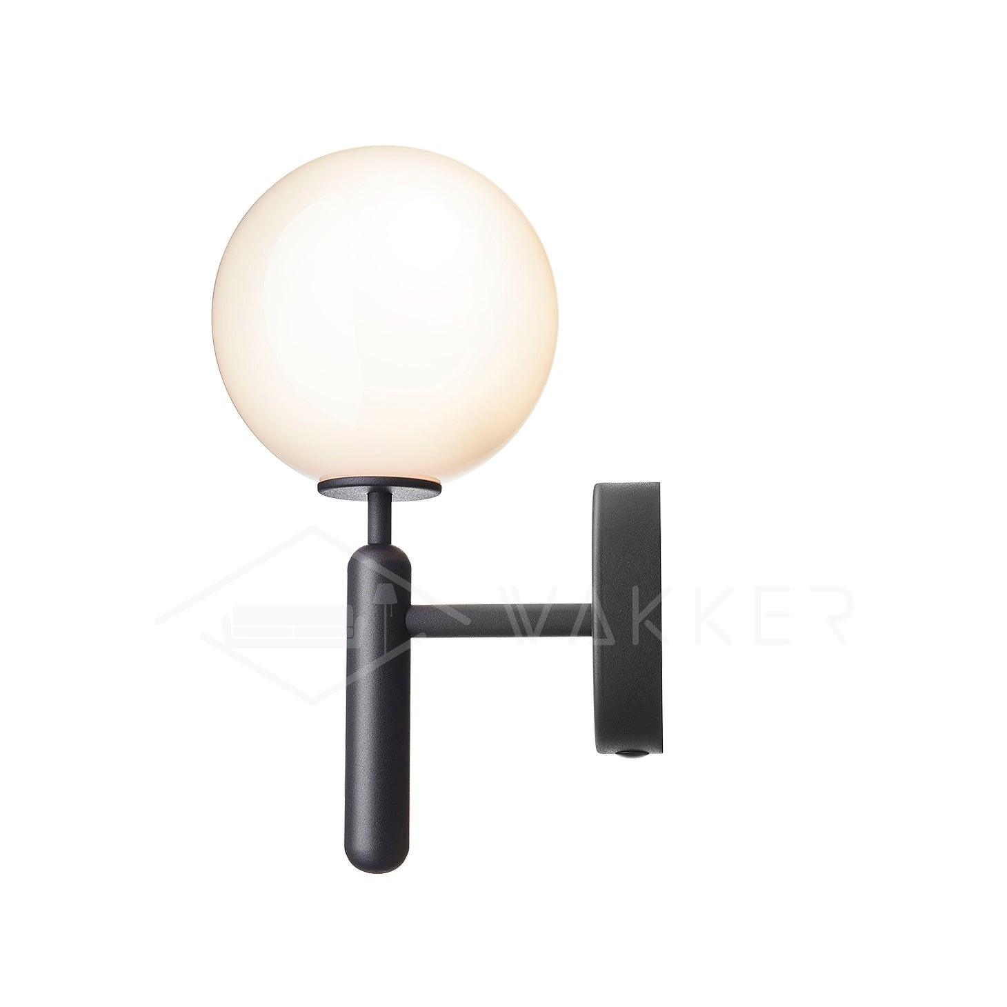 Lustra Wall Lamp Plug In Glass Globe Nordic