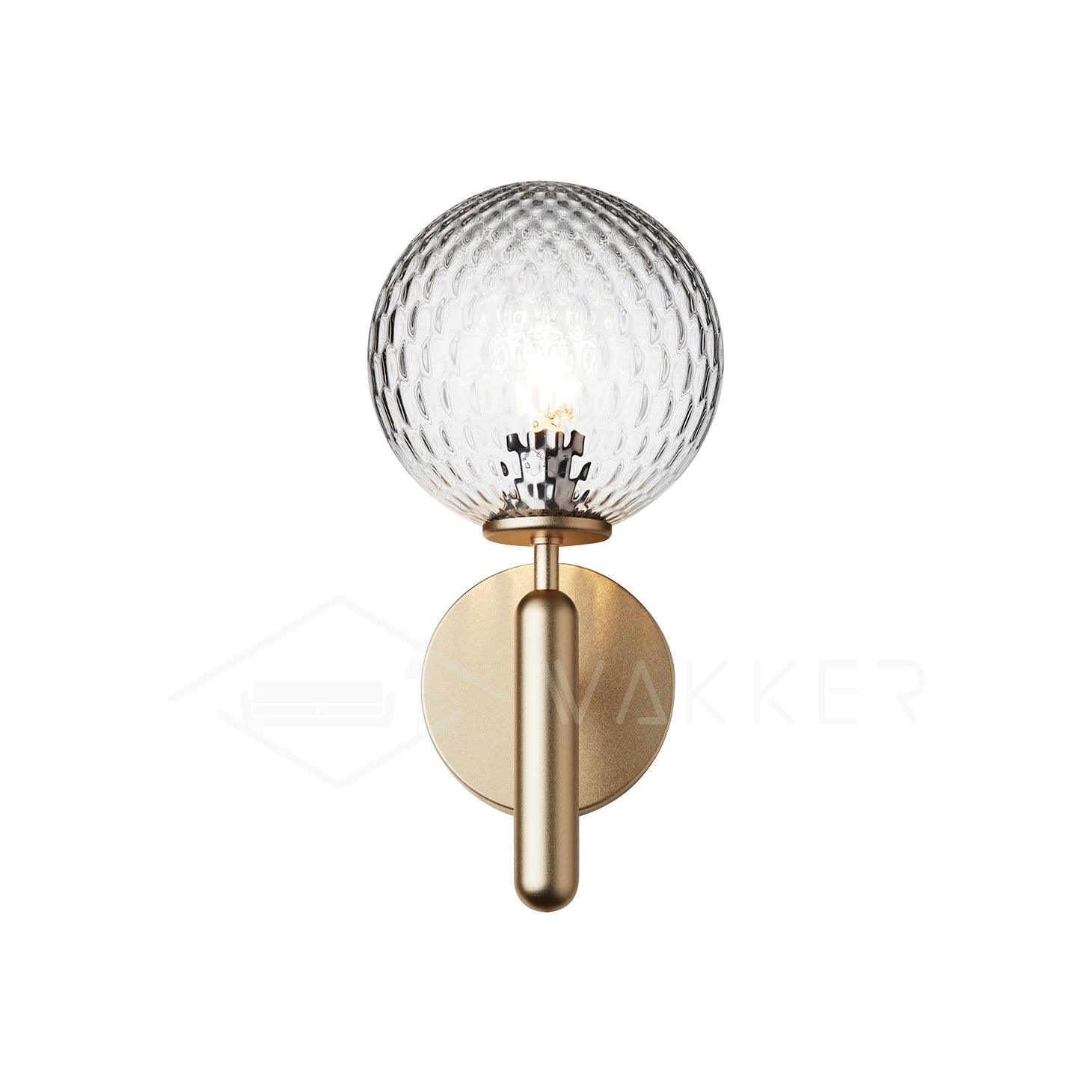 Lustra Wall Lamp Plug In Glass Globe Nordic
