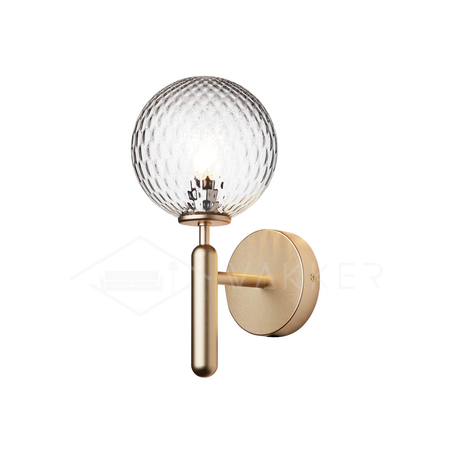 Lustra Wall Lamp Plug In Glass Globe Nordic
