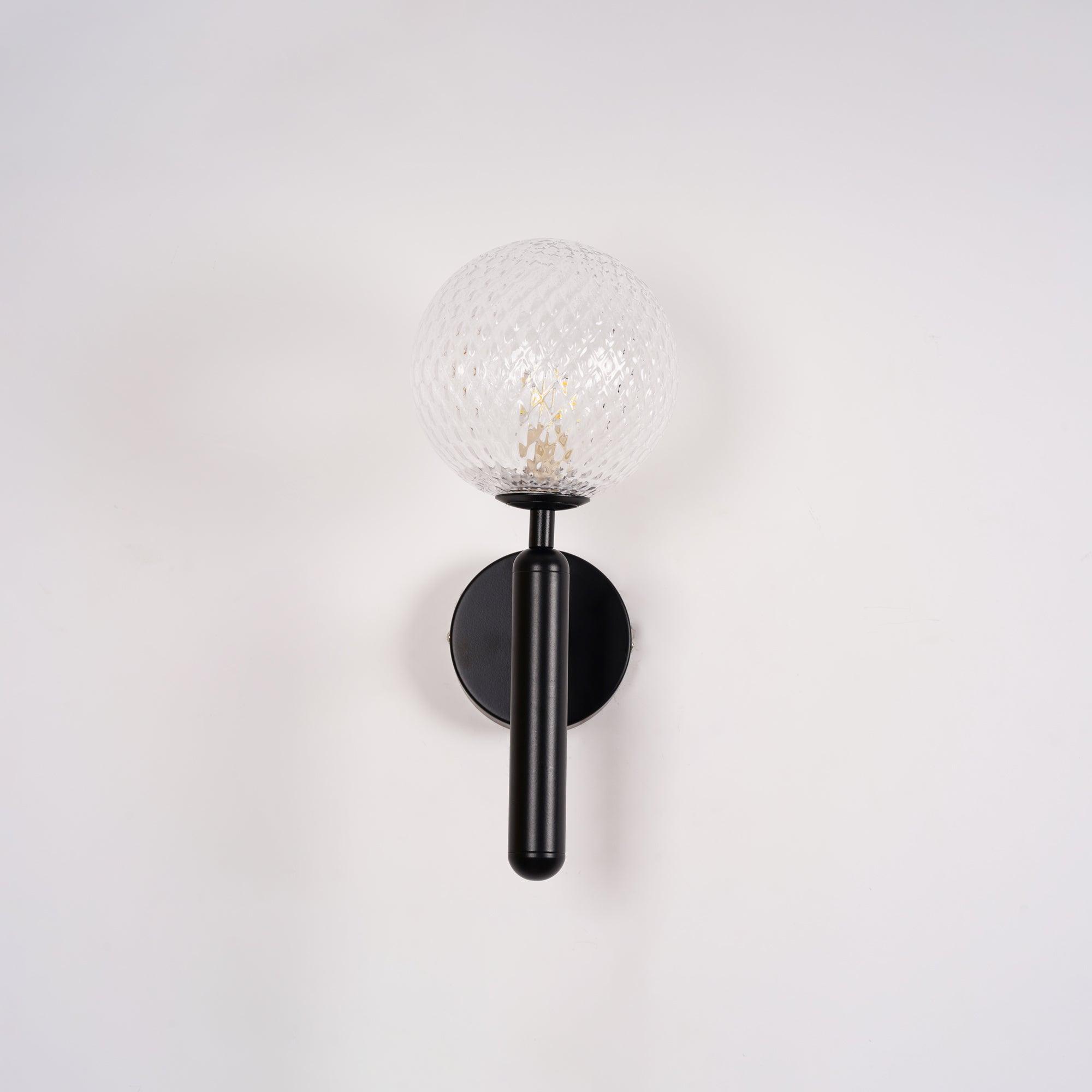 Ilirila Applique Murale Moderne Minimaliste en Laiton et Verre