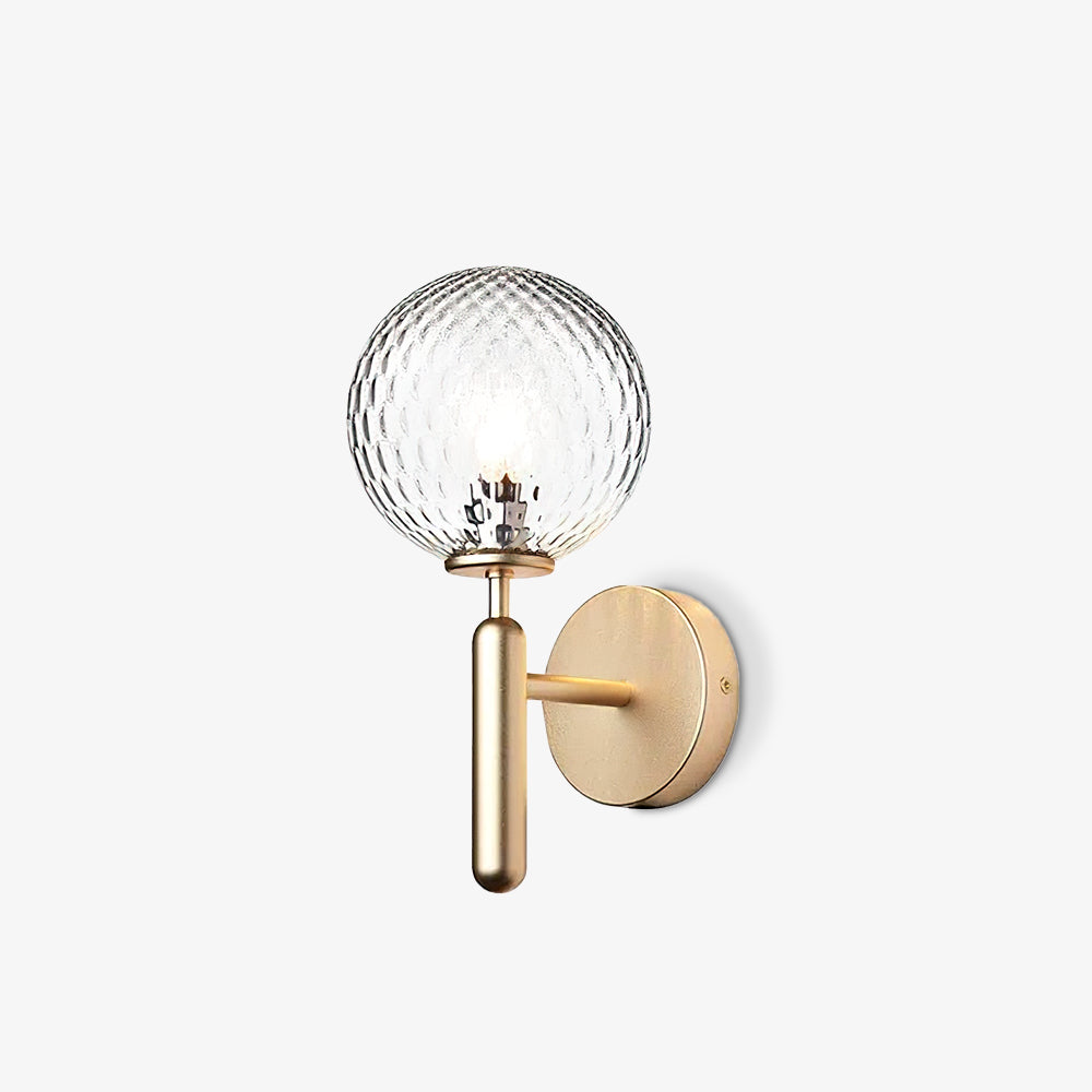 Lustra Wall Lamp Plug In Glass Globe Nordic