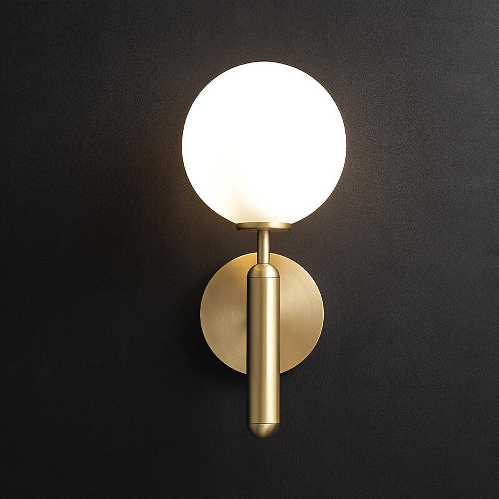 Lustra Wall Lamp Plug In Glass Globe Nordic
