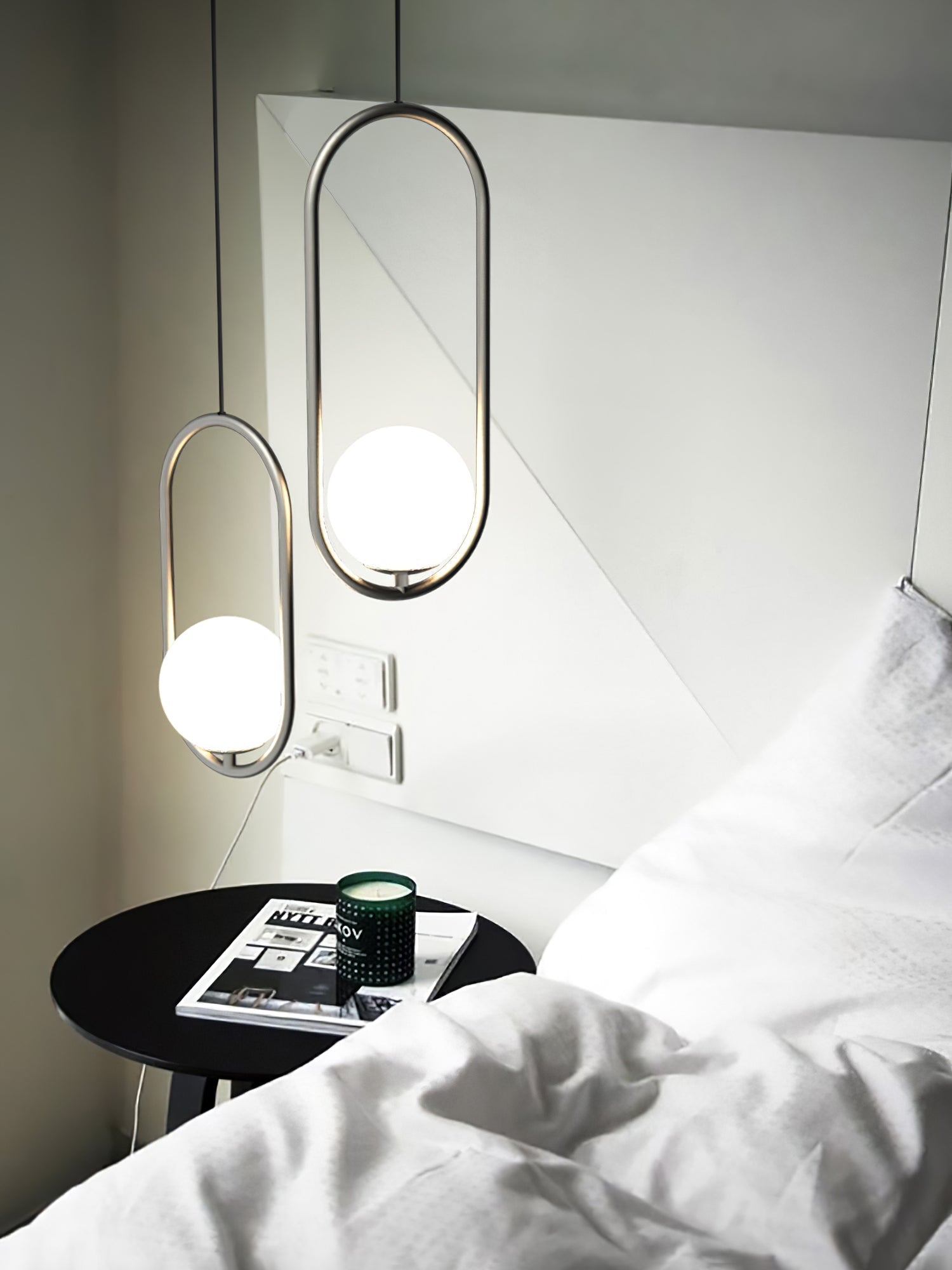 Lustra Suspension Anneau Moderne en Laiton