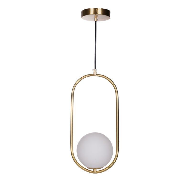 Lustra Suspension Anneau Moderne en Laiton
