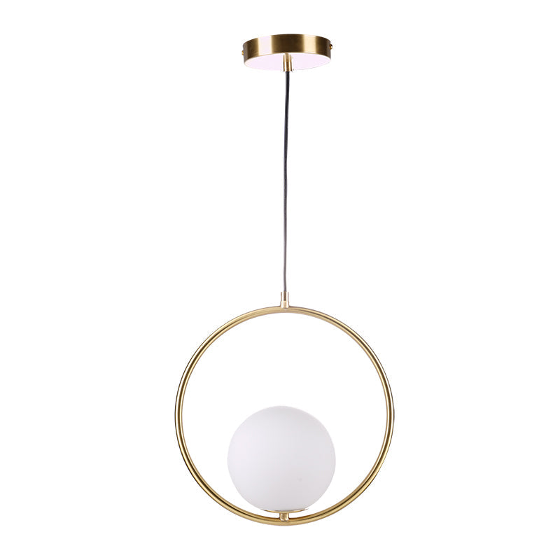 Lustra Suspension Anneau Moderne en Laiton