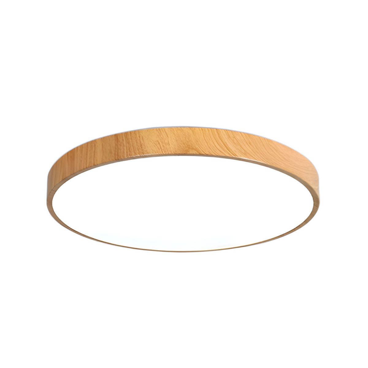 Eliriel Lampe Plafonnier Ronde Minimaliste en Bois
