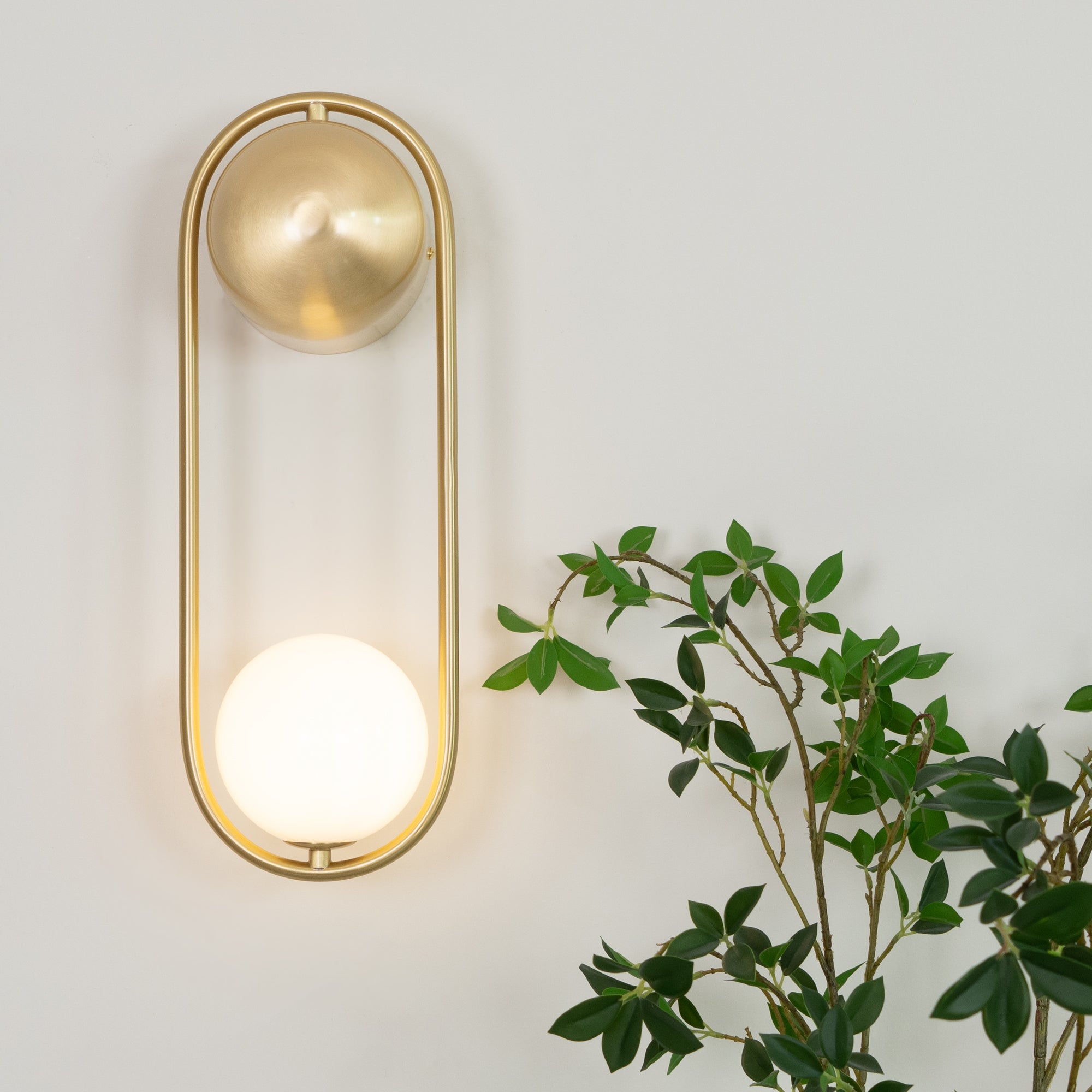 Radiain Applique murale minimaliste en laiton