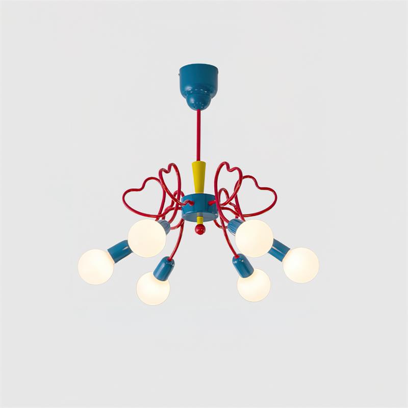 Virelli Lustre Bras en Forme de Cœur Colorés Ludiques Artistiques