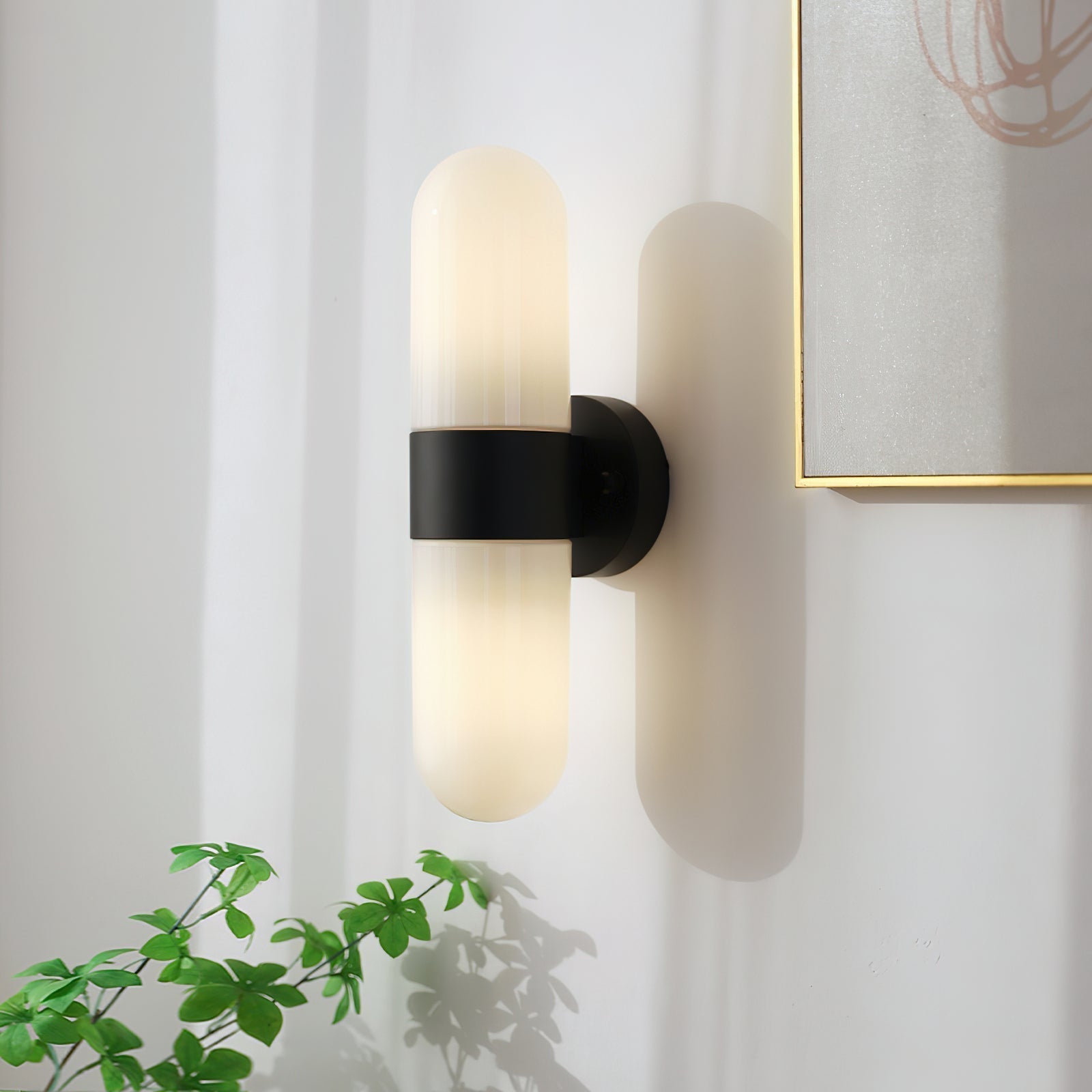 Lyra Applique Murale Moderne Minimaliste en Verre
