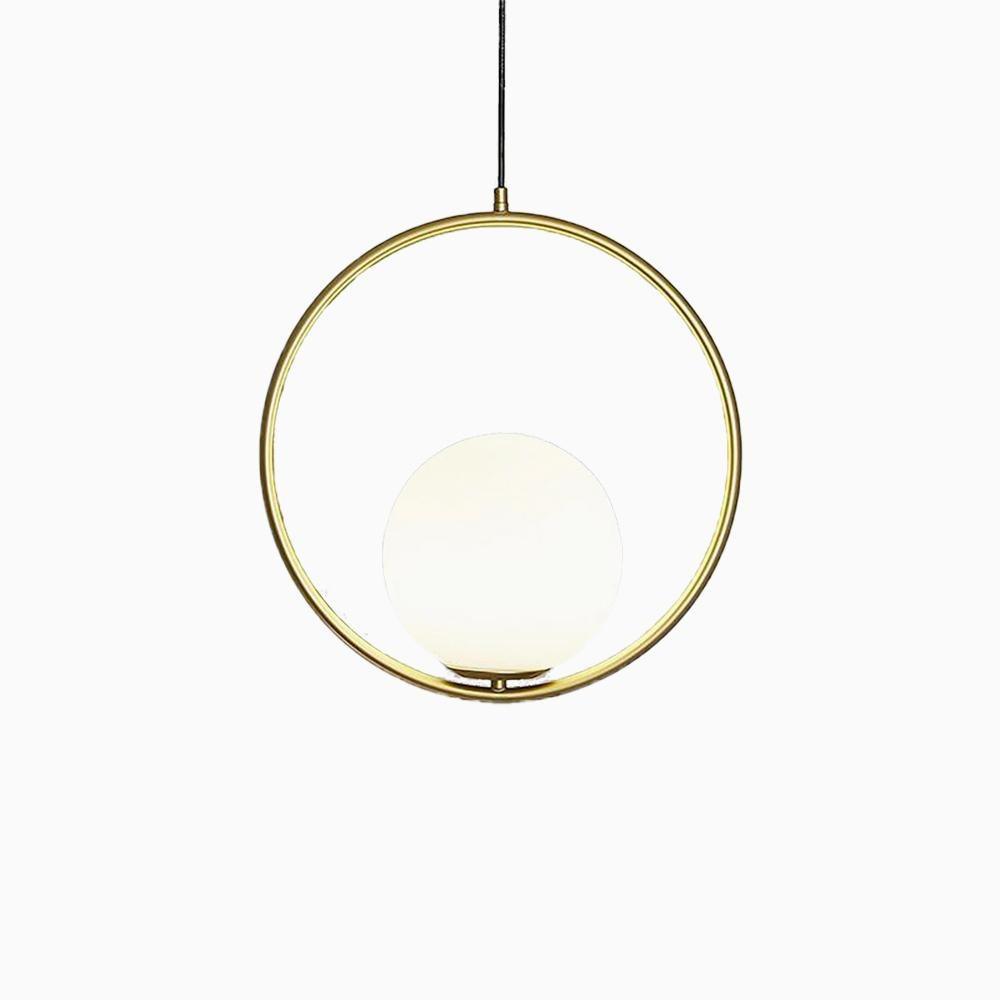 Lustra Suspension Anneau Moderne en Laiton