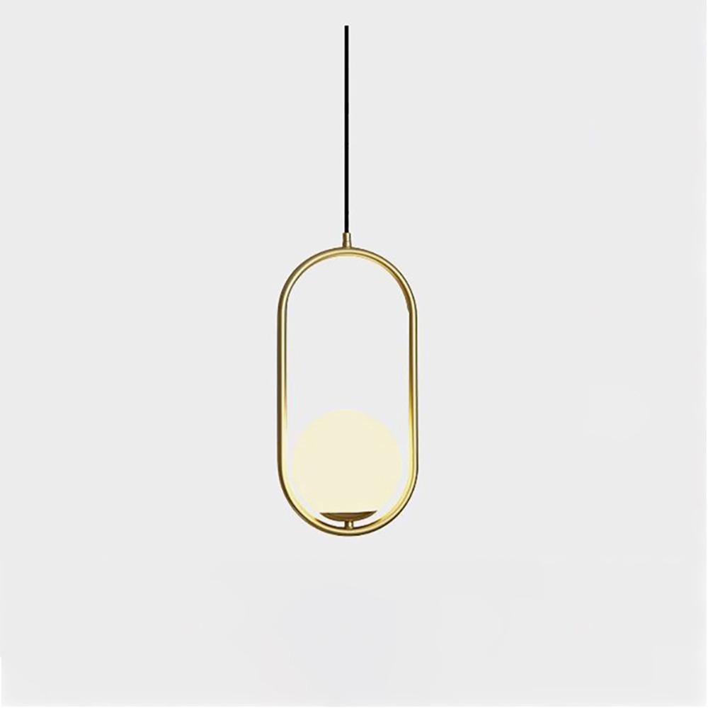 Lustra Suspension Anneau Moderne en Laiton