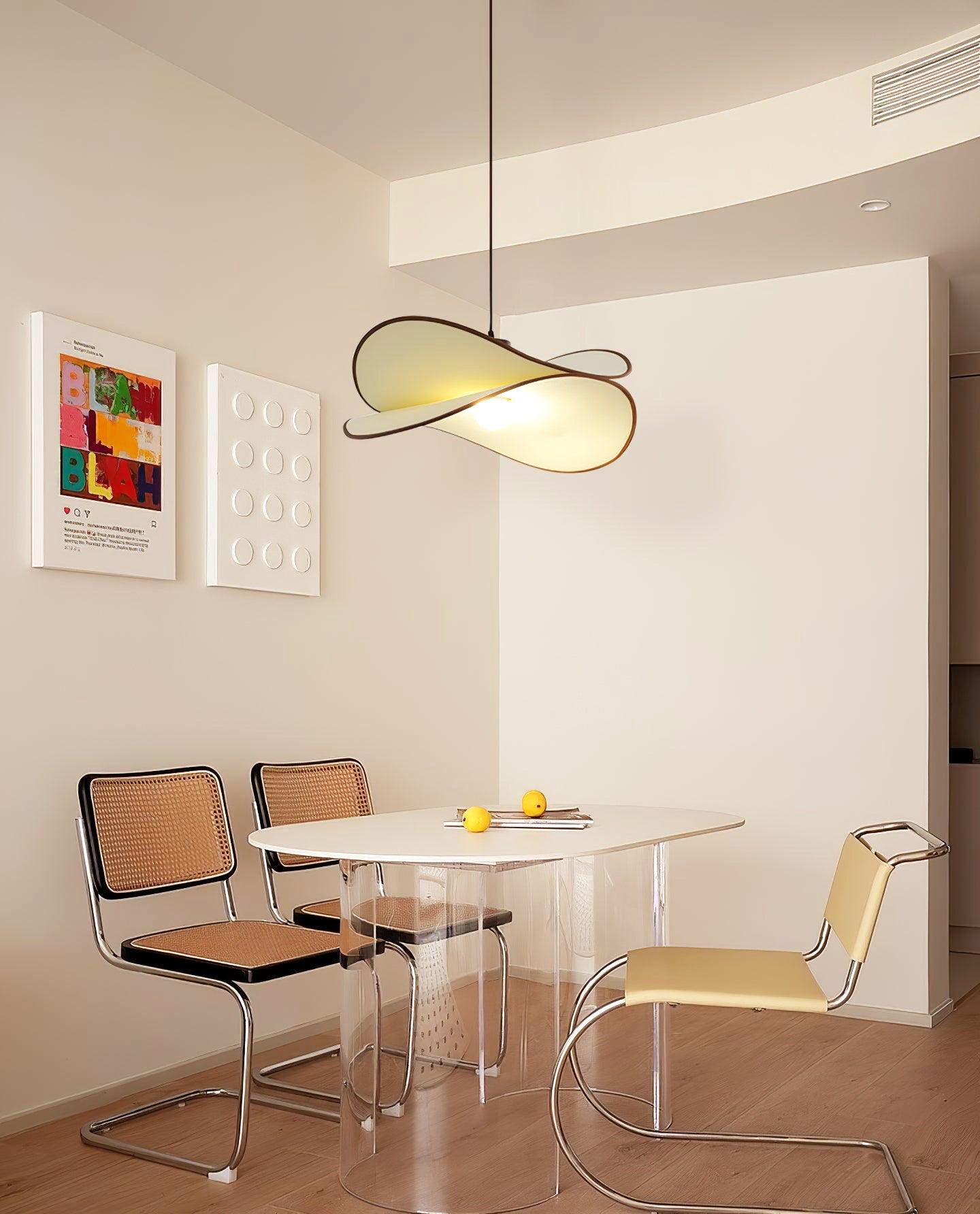 Cicaros Suspension Métal Tissu Art Créatif