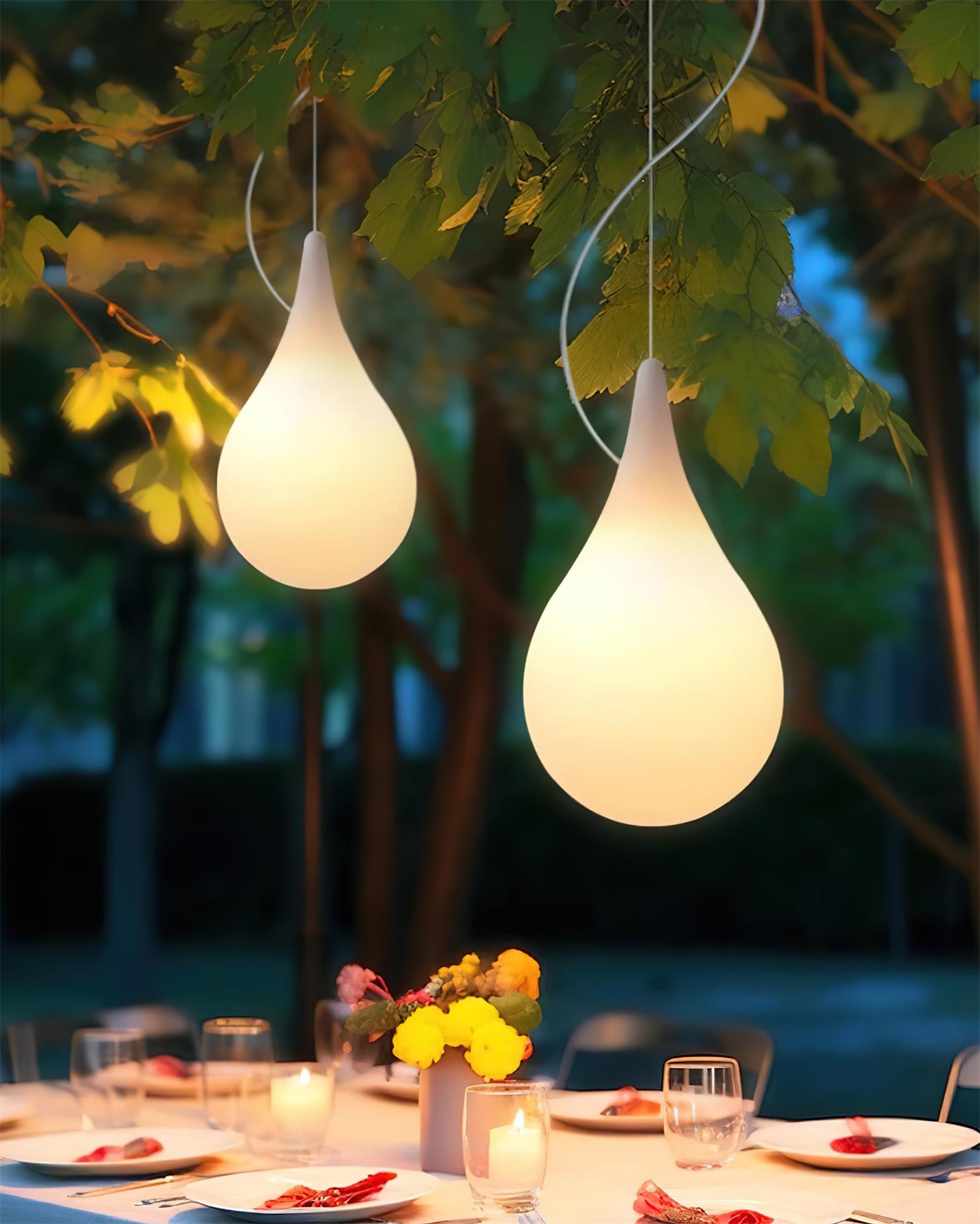 Milk Suspension Extérieure Lampe  Minimaliste