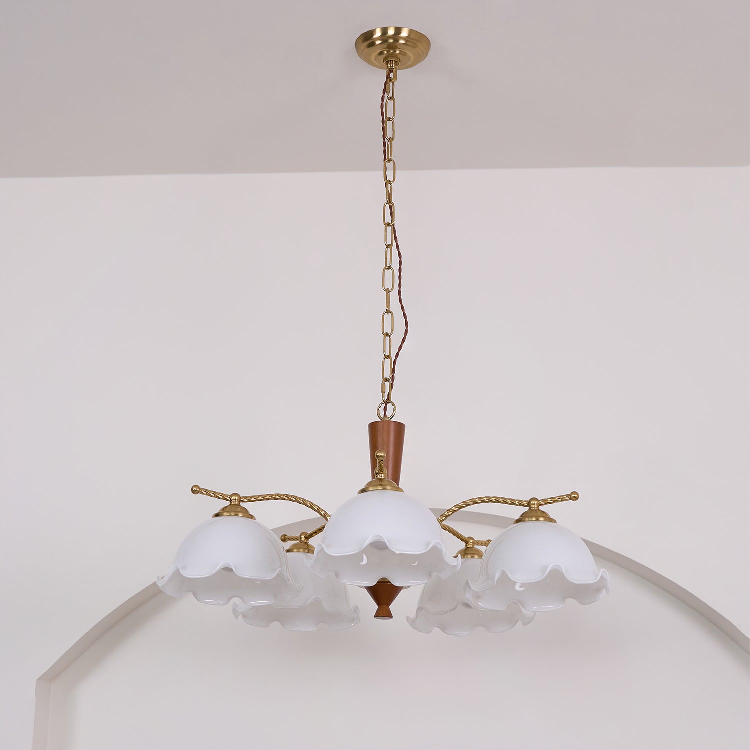 Daisy Vintage Verre Lustre