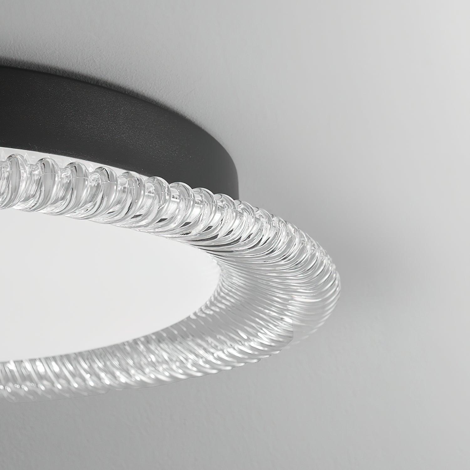Crystaline Minimaliste Aluminium Plafonnier