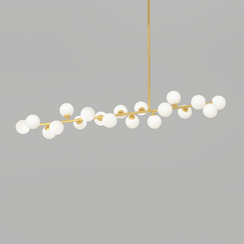 Eshair Lustre Laiton Verre Minimaliste Moderne