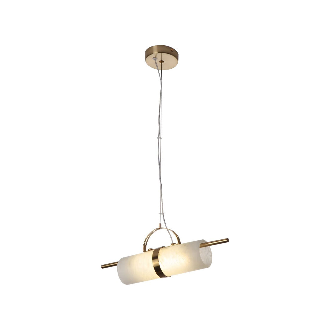 Atheor Suspension Cylindrique Albâtre Minimaliste