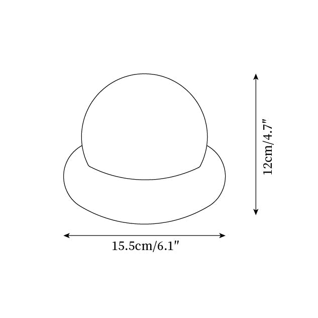 Riita Lampe de Table Mini Globe en Travertin Maga