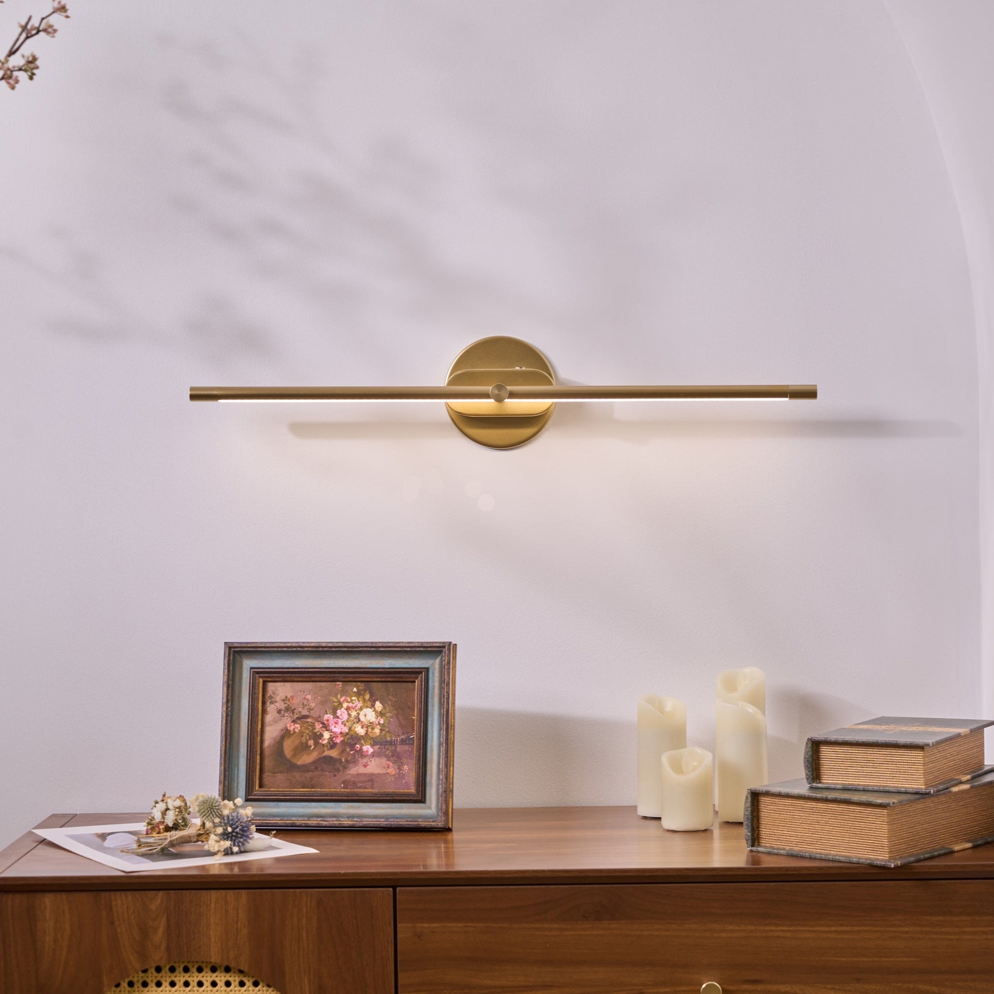 Lustra Applique Murale Linéaire Minimaliste Rechargeable