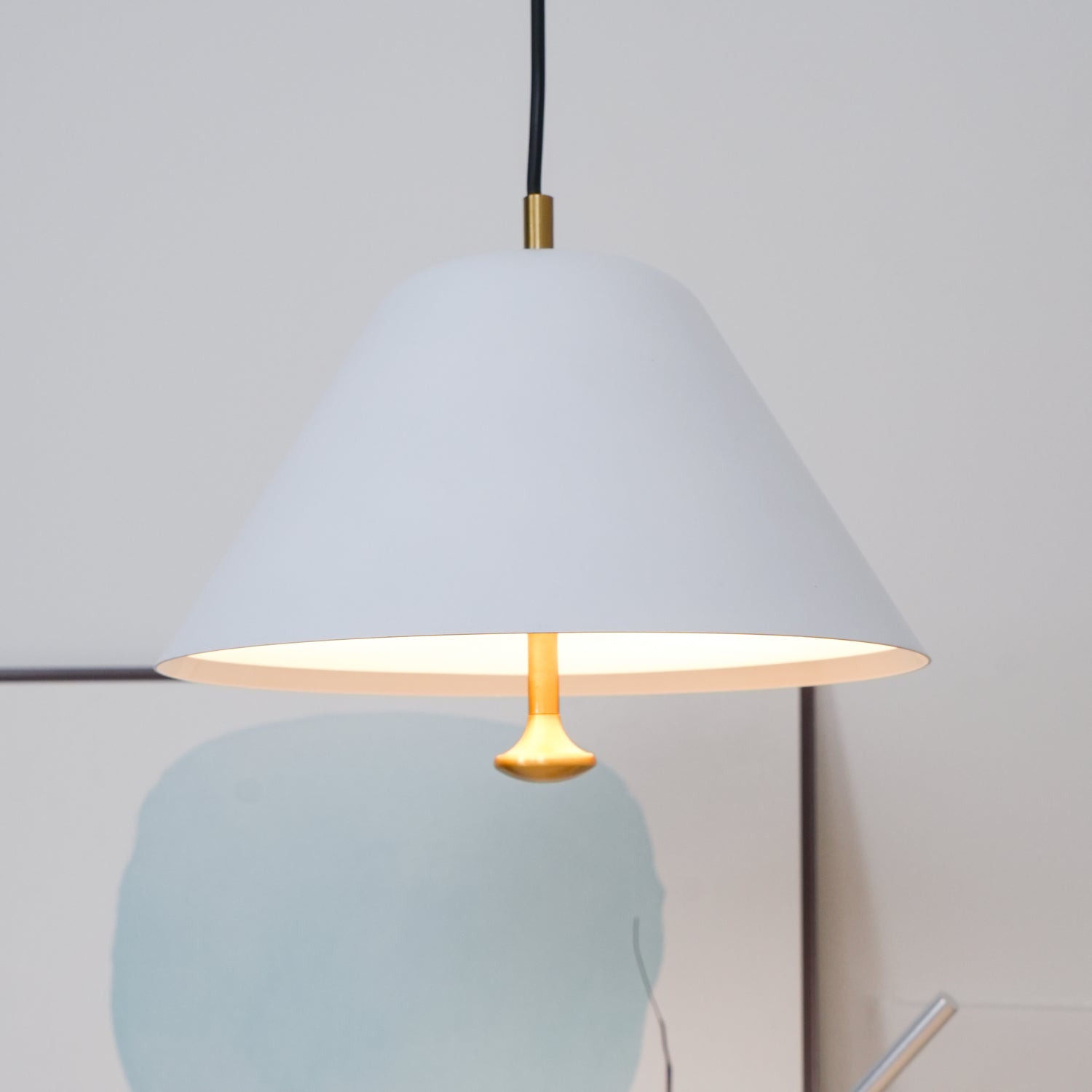 Solara Suspension en Verre Cloche Laiton Minimaliste