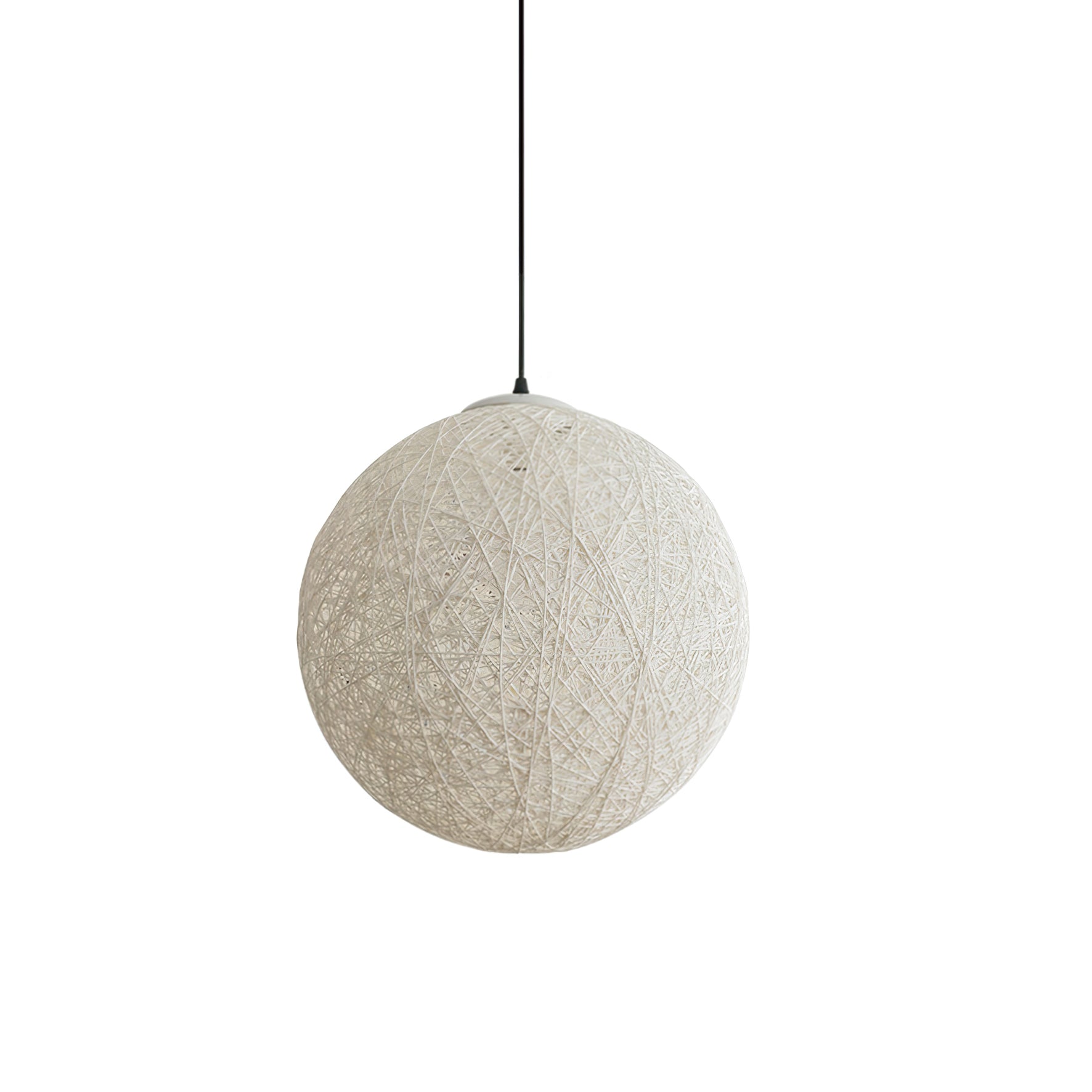 Virelli Suspension Sphère en Rattan de Chanvre Artisanale Boho