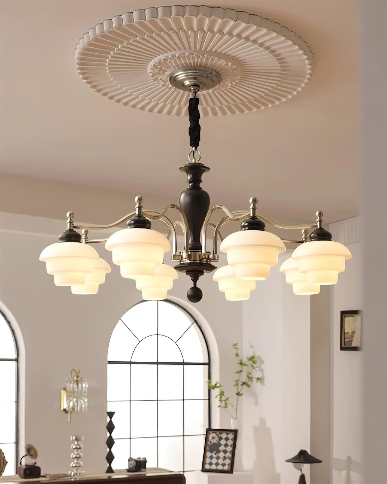 Hovian Lustre en Bois