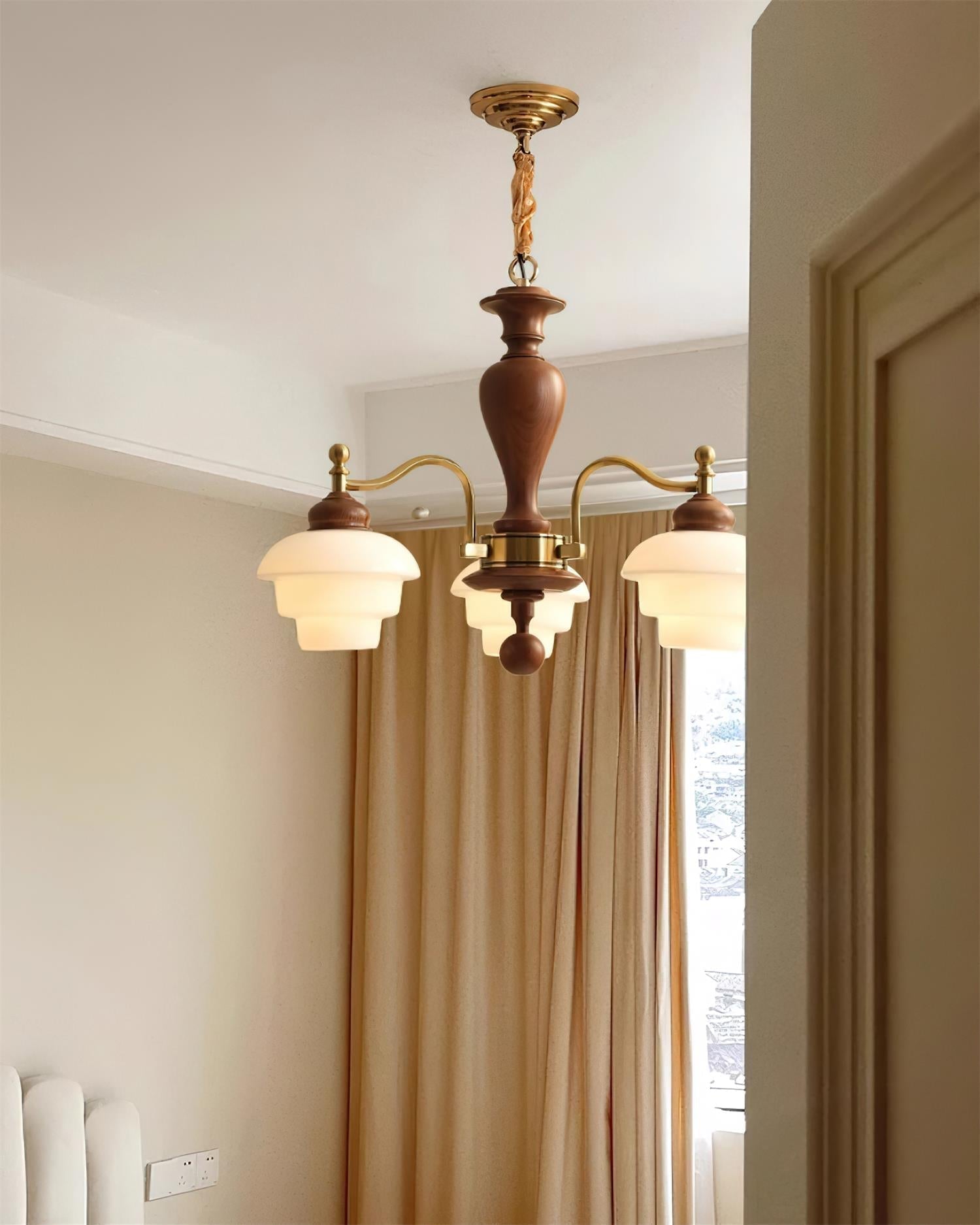 Hovian Lustre en Bois