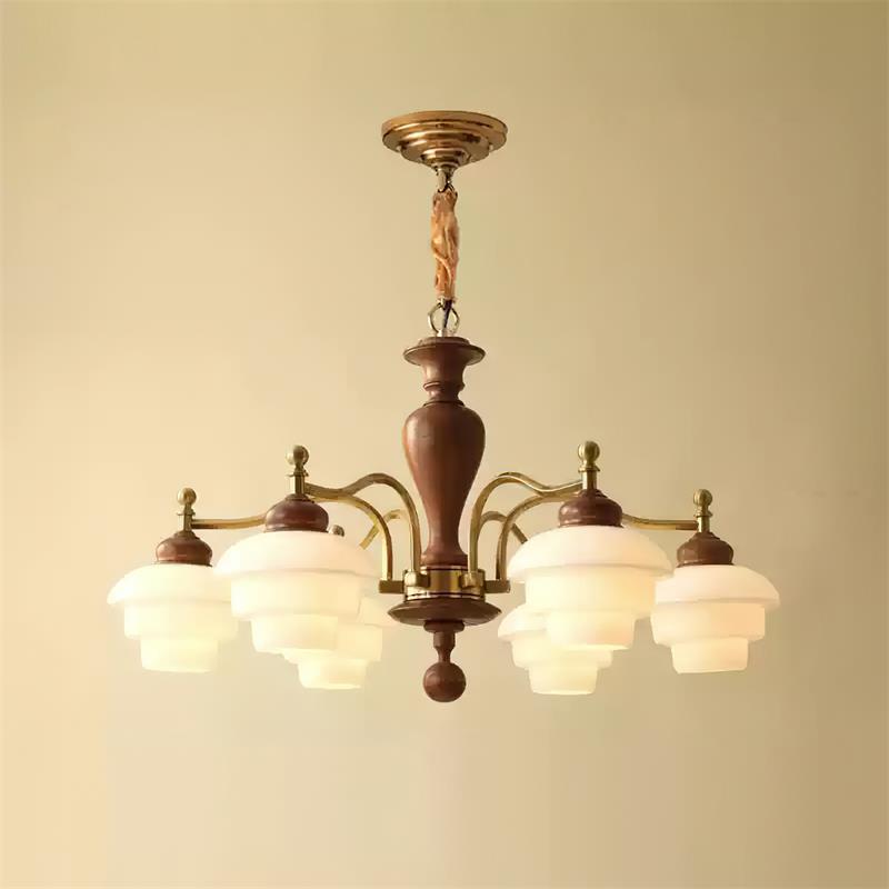 Hovian Lustre en Bois