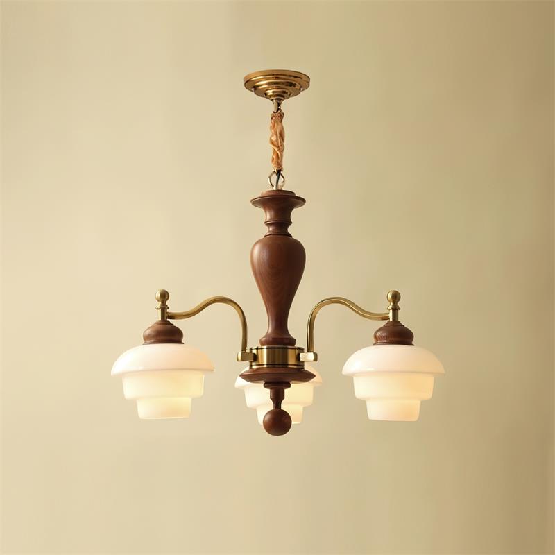 Hovian Lustre en Bois