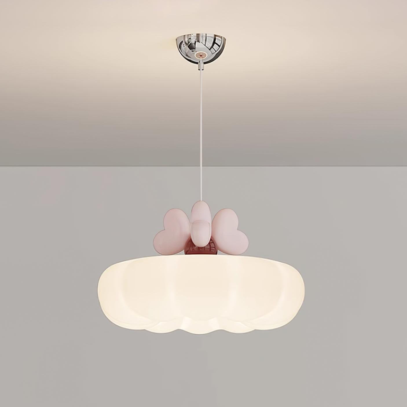 Minnie Lampe Suspendue Abat-jour Coquille en Forme de Cœur