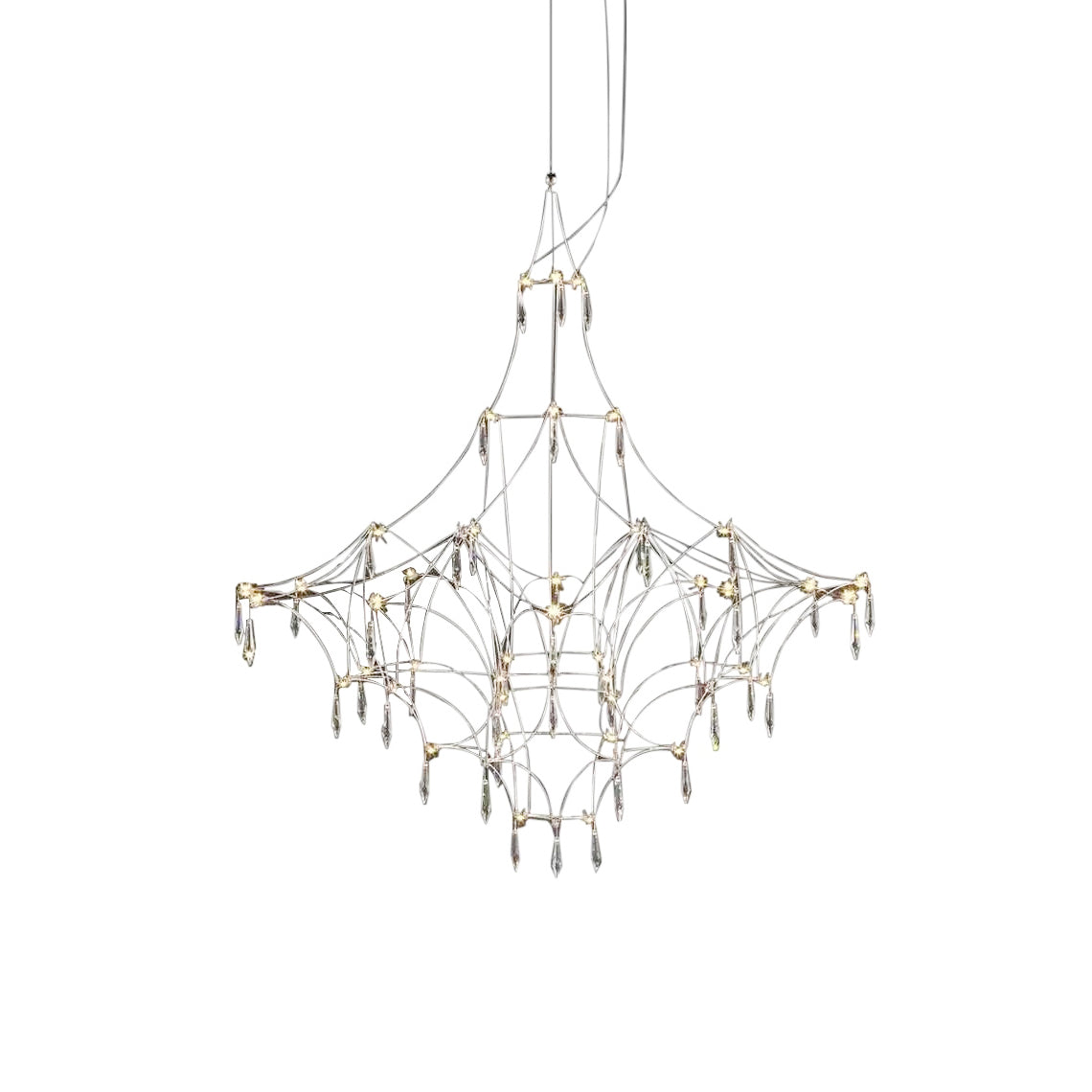 Allaeira Lustre Cristal Luxe Postmoderne
