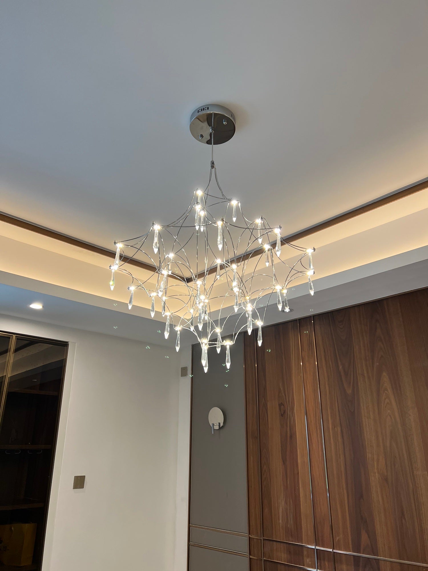 Allaeira Lustre Cristal Luxe Postmoderne