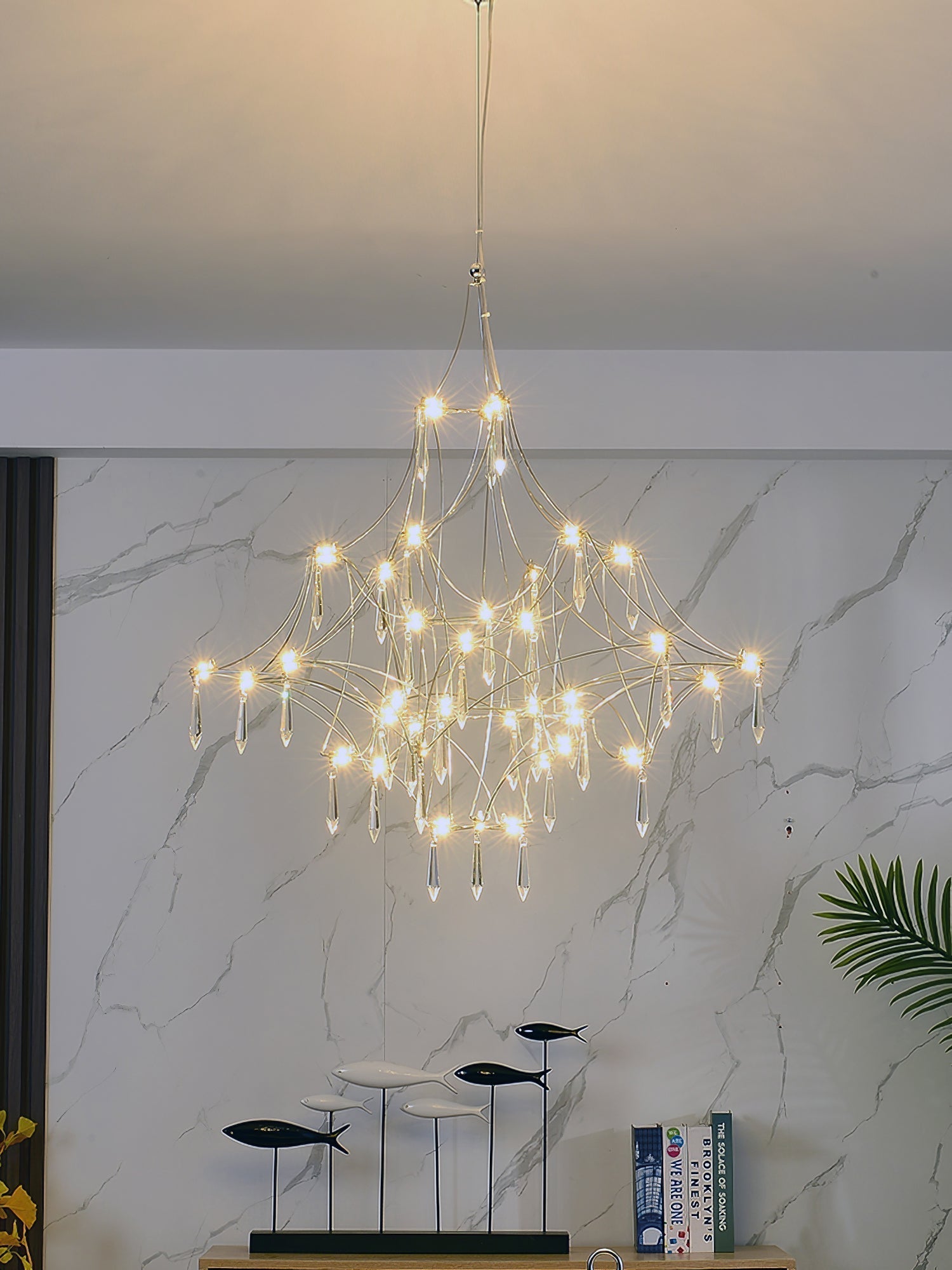 Allaeira Lustre Cristal Luxe Postmoderne